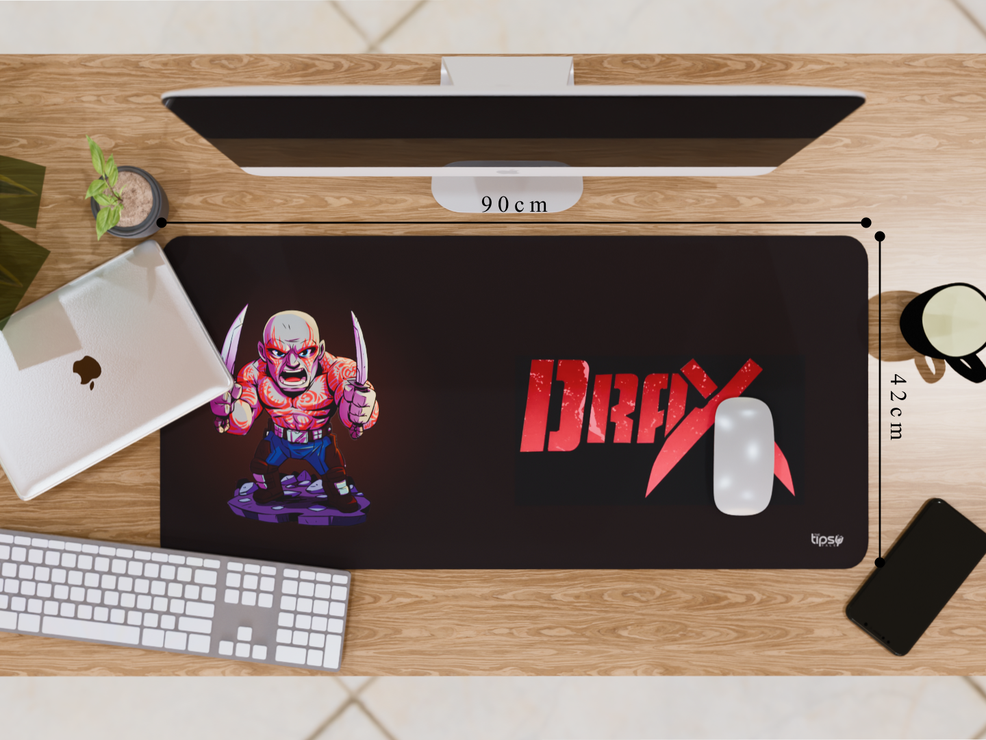 "DRAX MARVEL" Gaming Mousepad Elevate Your Gaming Experience