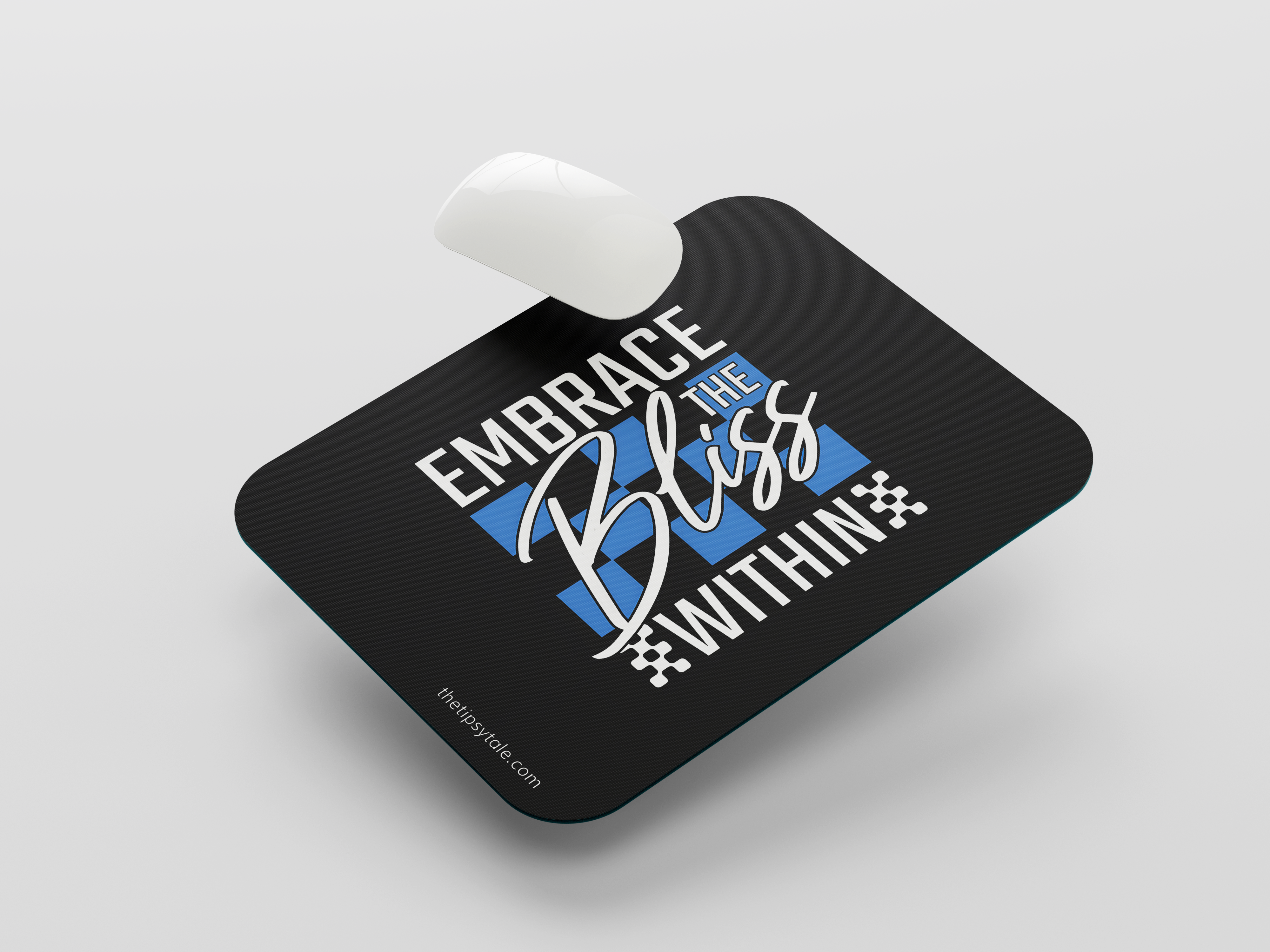 "Embrace the Bliss WIthin" Mousepad – Enhance Your Workspace with Style