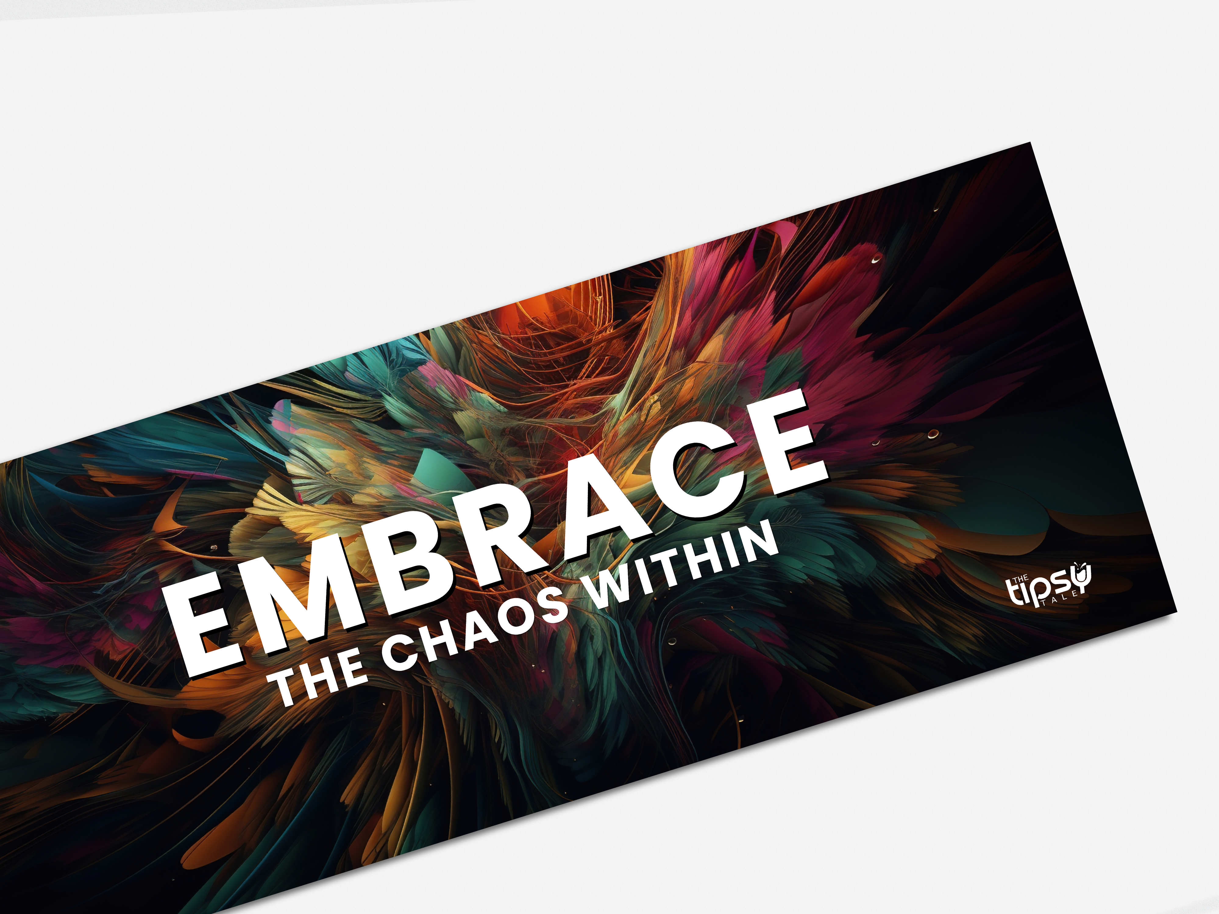"Chaos is the playground of brave" Gaming Mousepad Elevate Your Gaming Experience