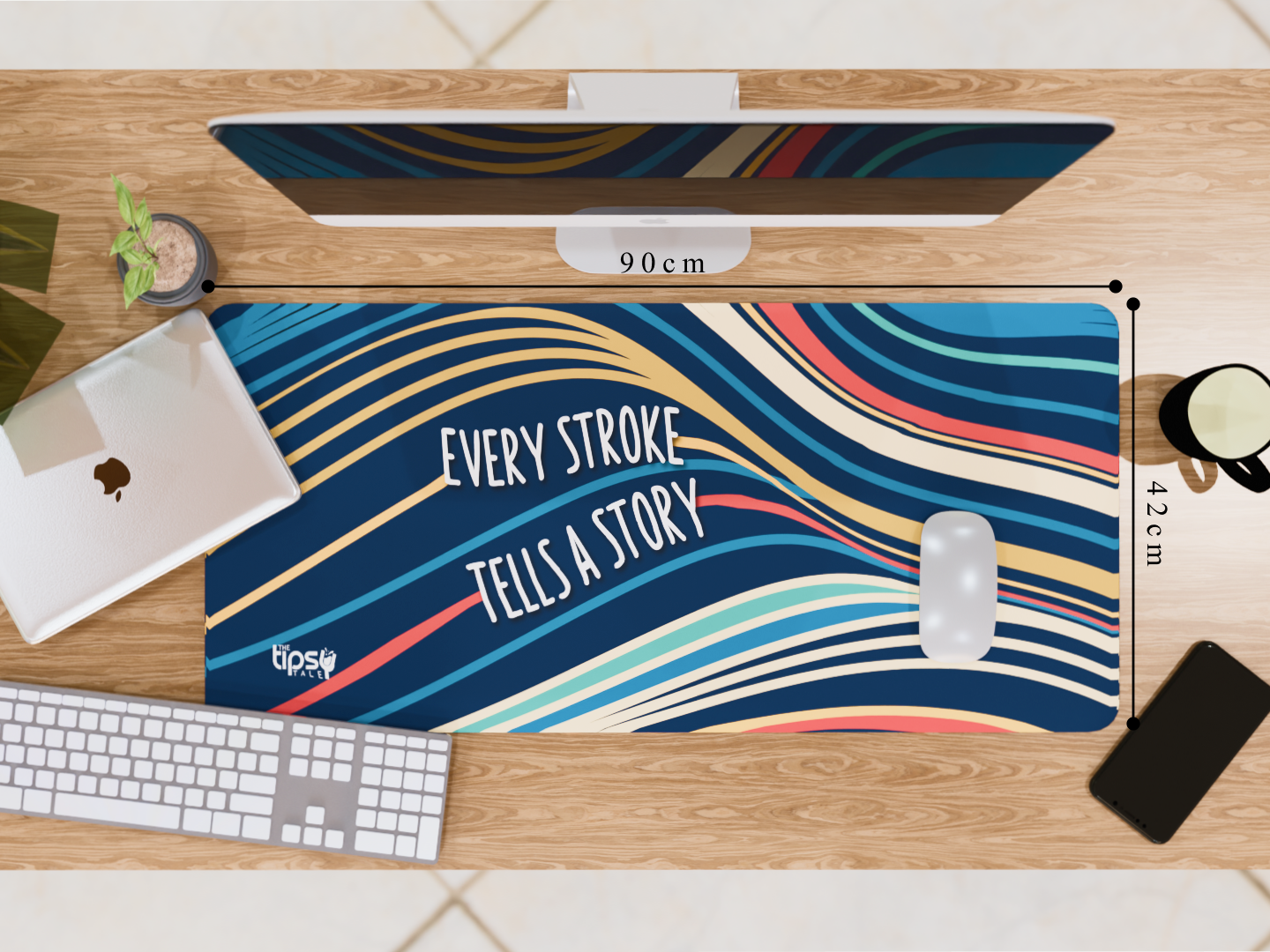 "Artistic Vibe" Gaming Mousepad Elevate Your Gaming Experience