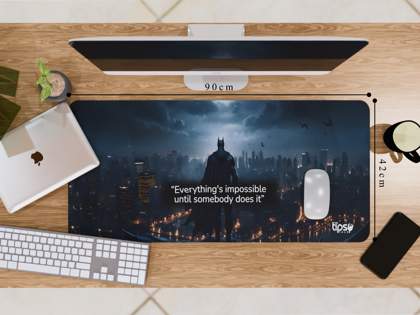 "Motivational Quote" Gaming  Mousepad Elevate Your Gaming Experience