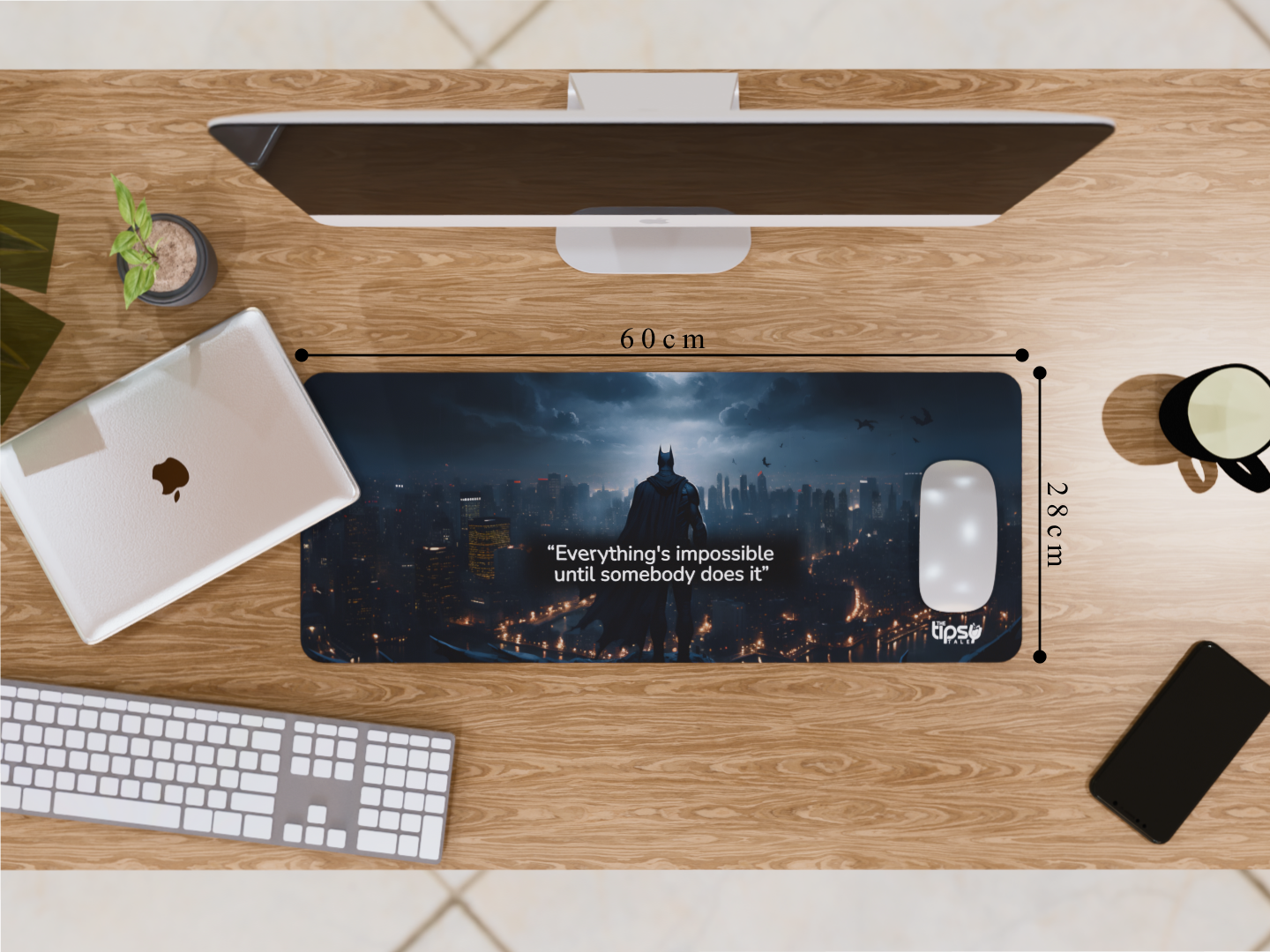 "Motivational Quote" Gaming  Mousepad Elevate Your Gaming Experience