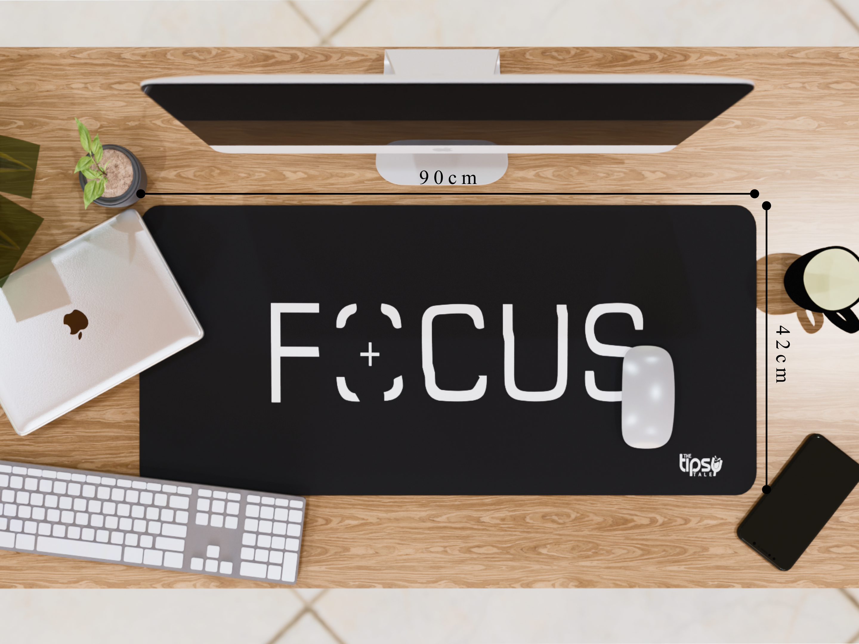 "Focus" Gaming Mousepad Elevate Your Gaming Experience