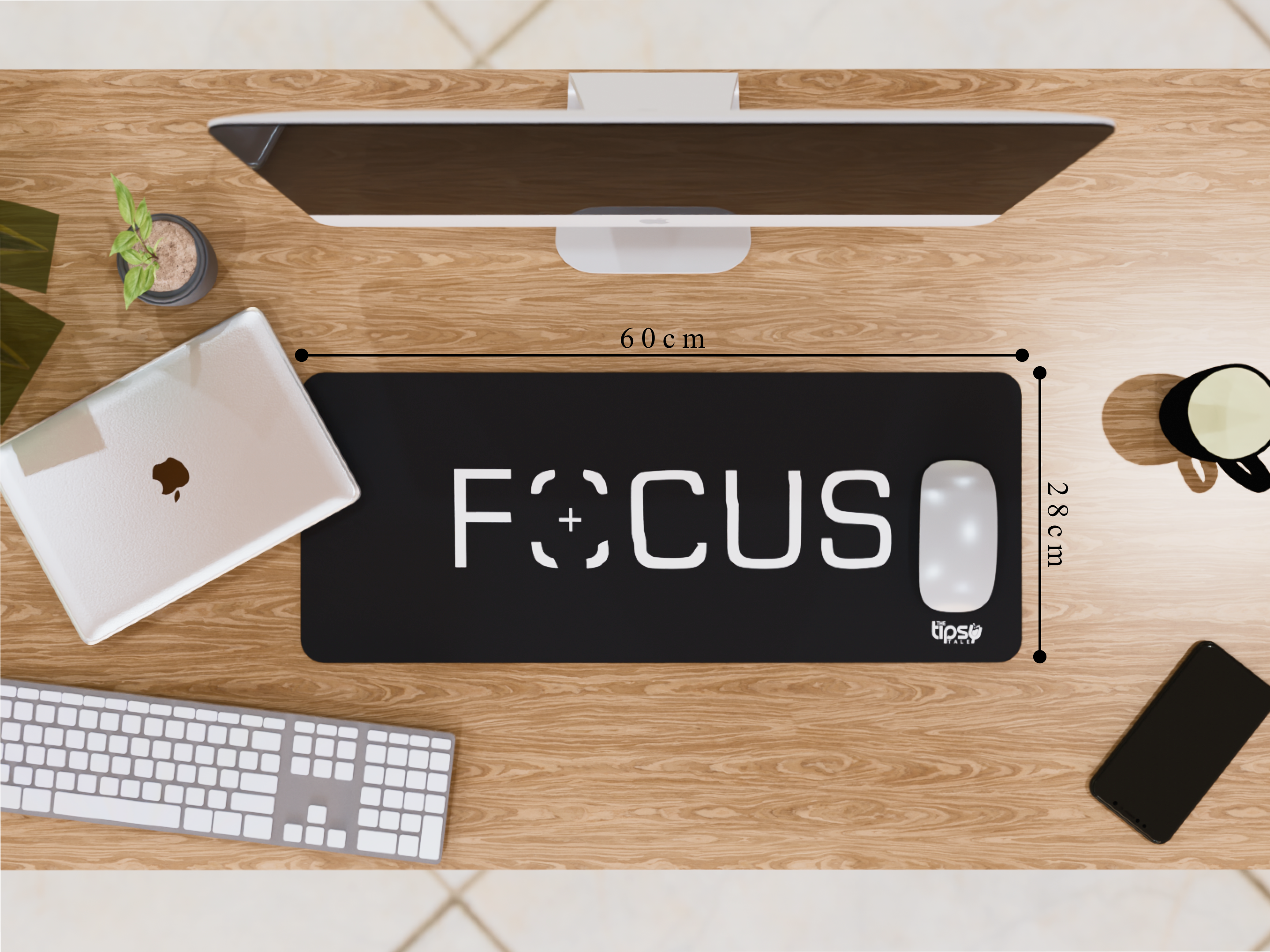 "Focus" Gaming Mousepad Elevate Your Gaming Experience