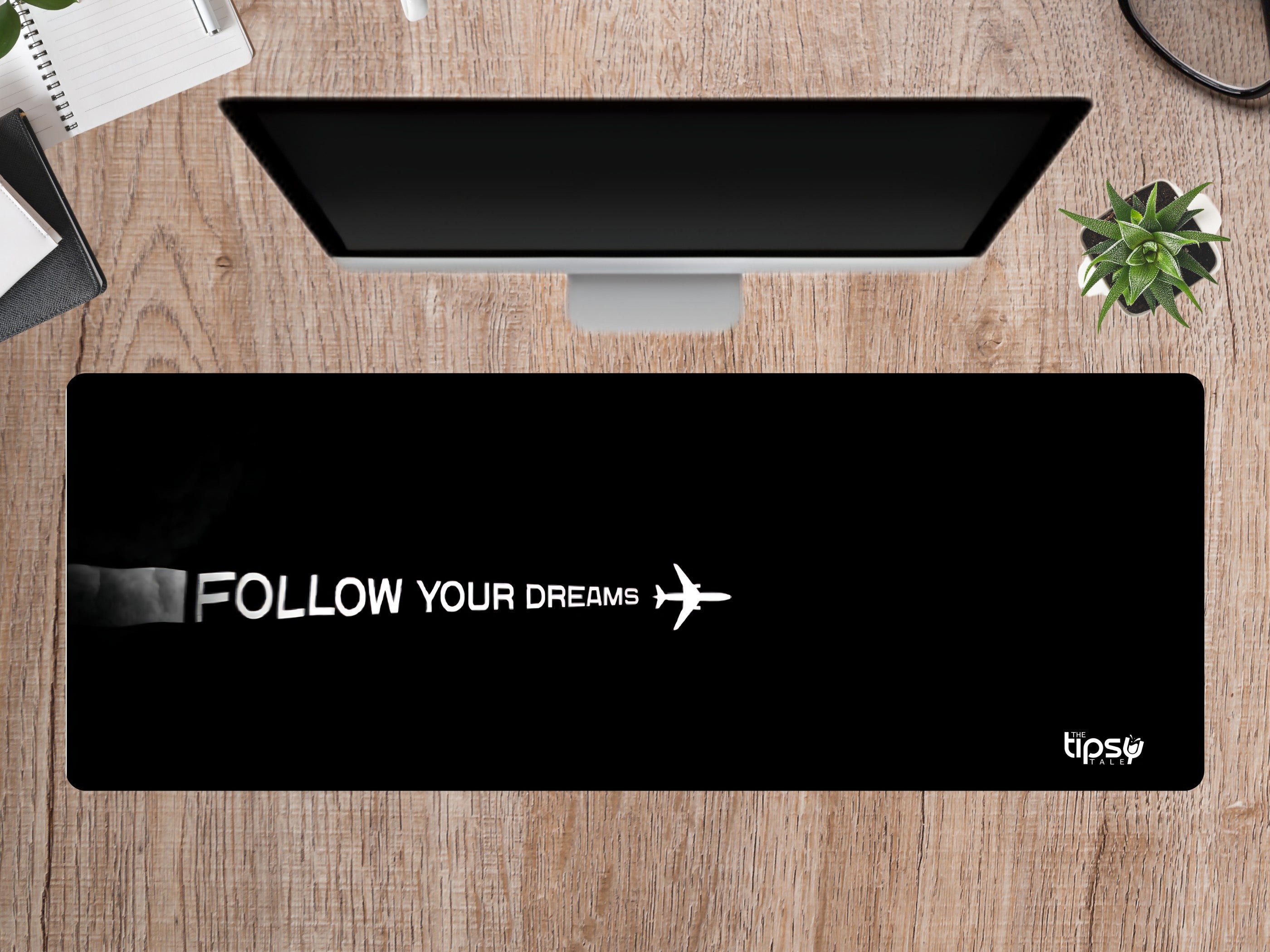 "Follow Your dream" Gaming Mousepad Elevate Your Gaming Experience
