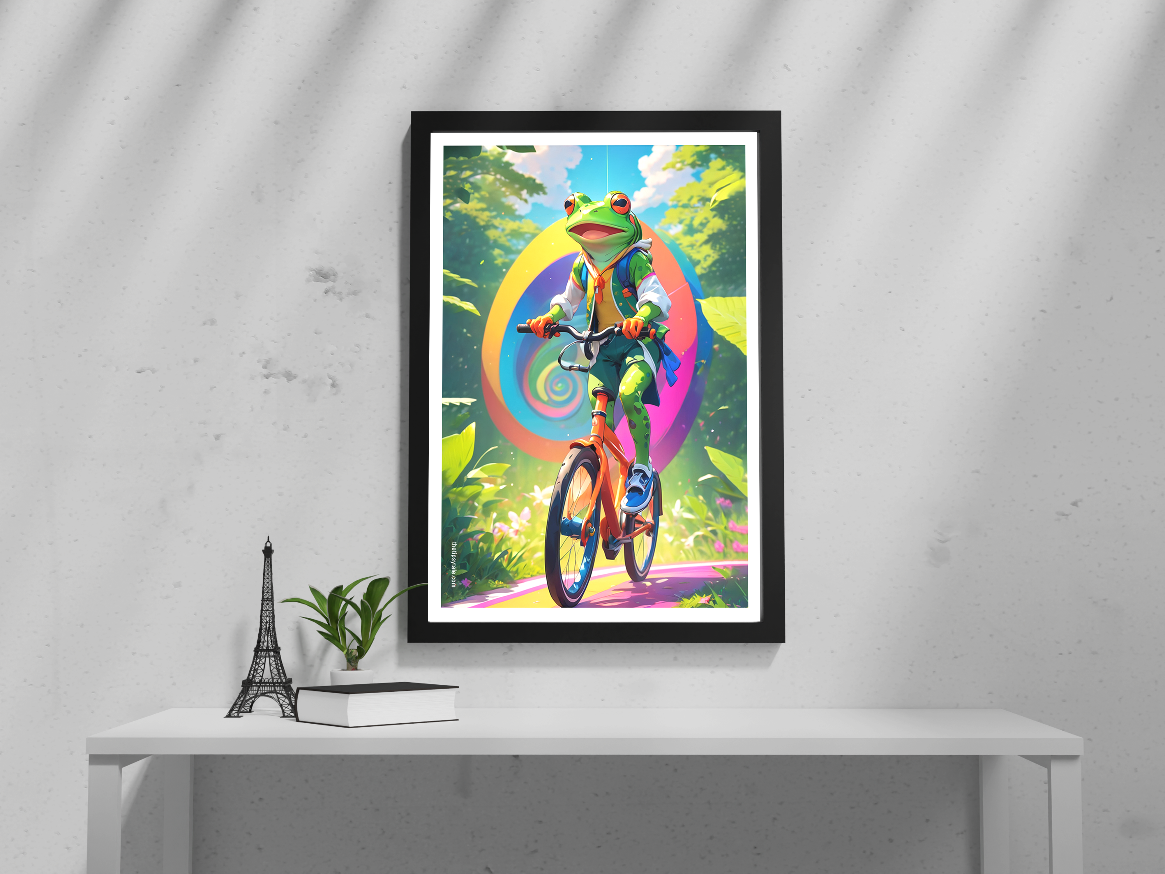 "Quirky Frog" Poster β Add a Touch of Personality to Your Space