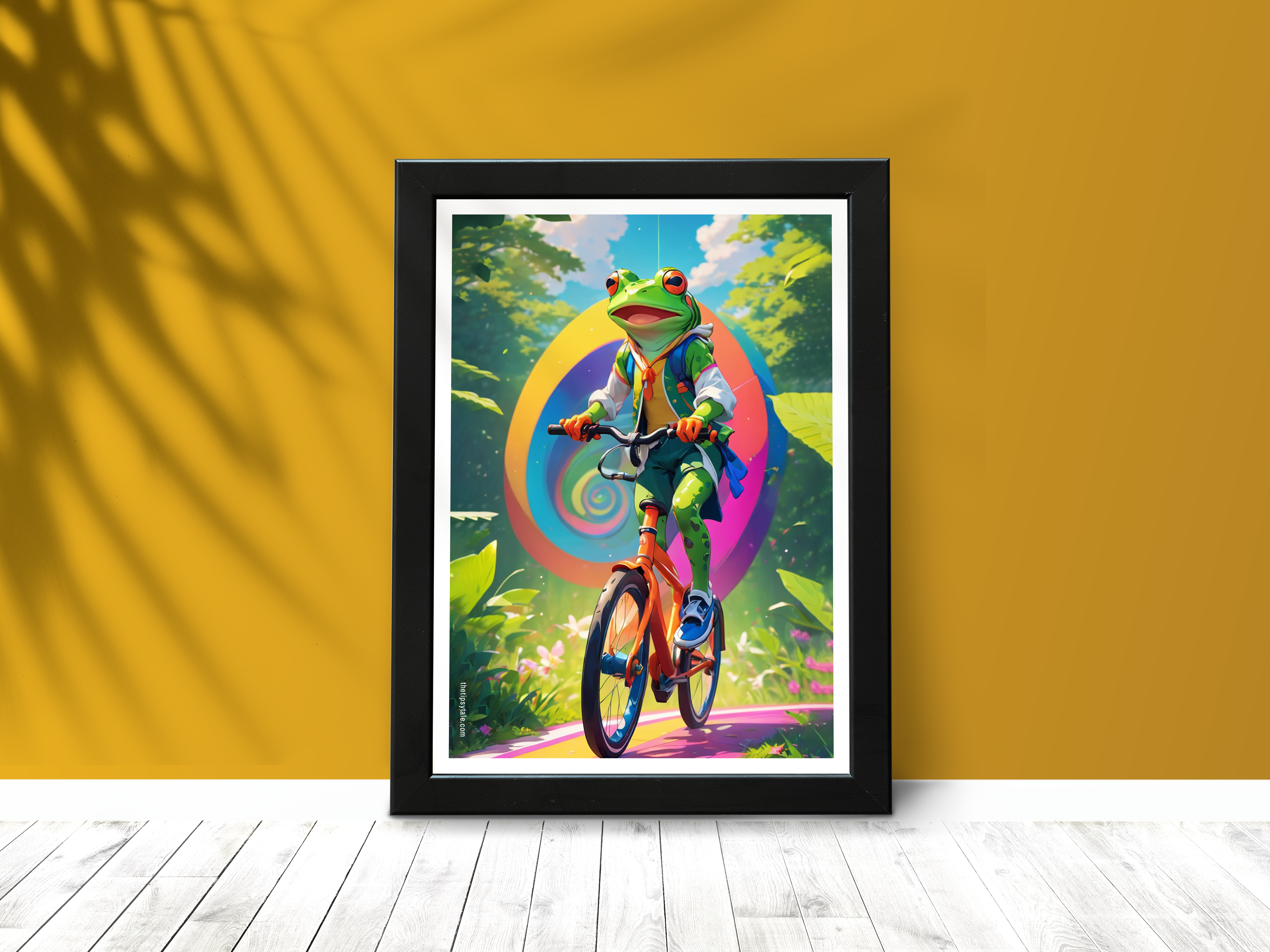 "Quirky Frog" Poster β Add a Touch of Personality to Your Space