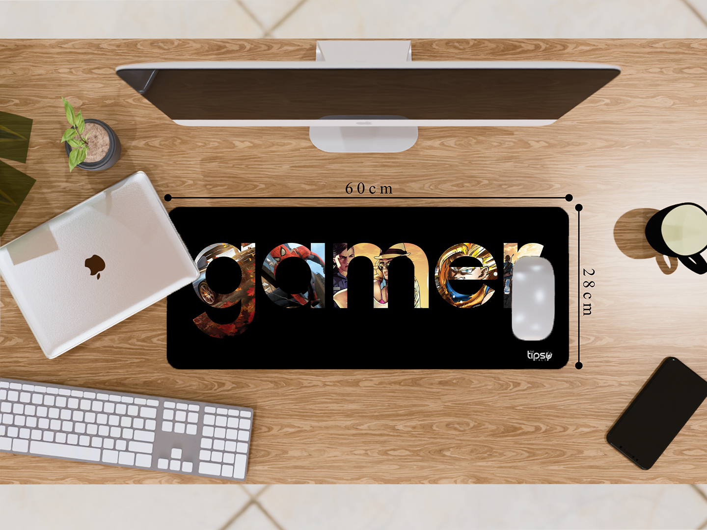 "GAMER" Gaming Mousepad Elevate Your Gaming Experience