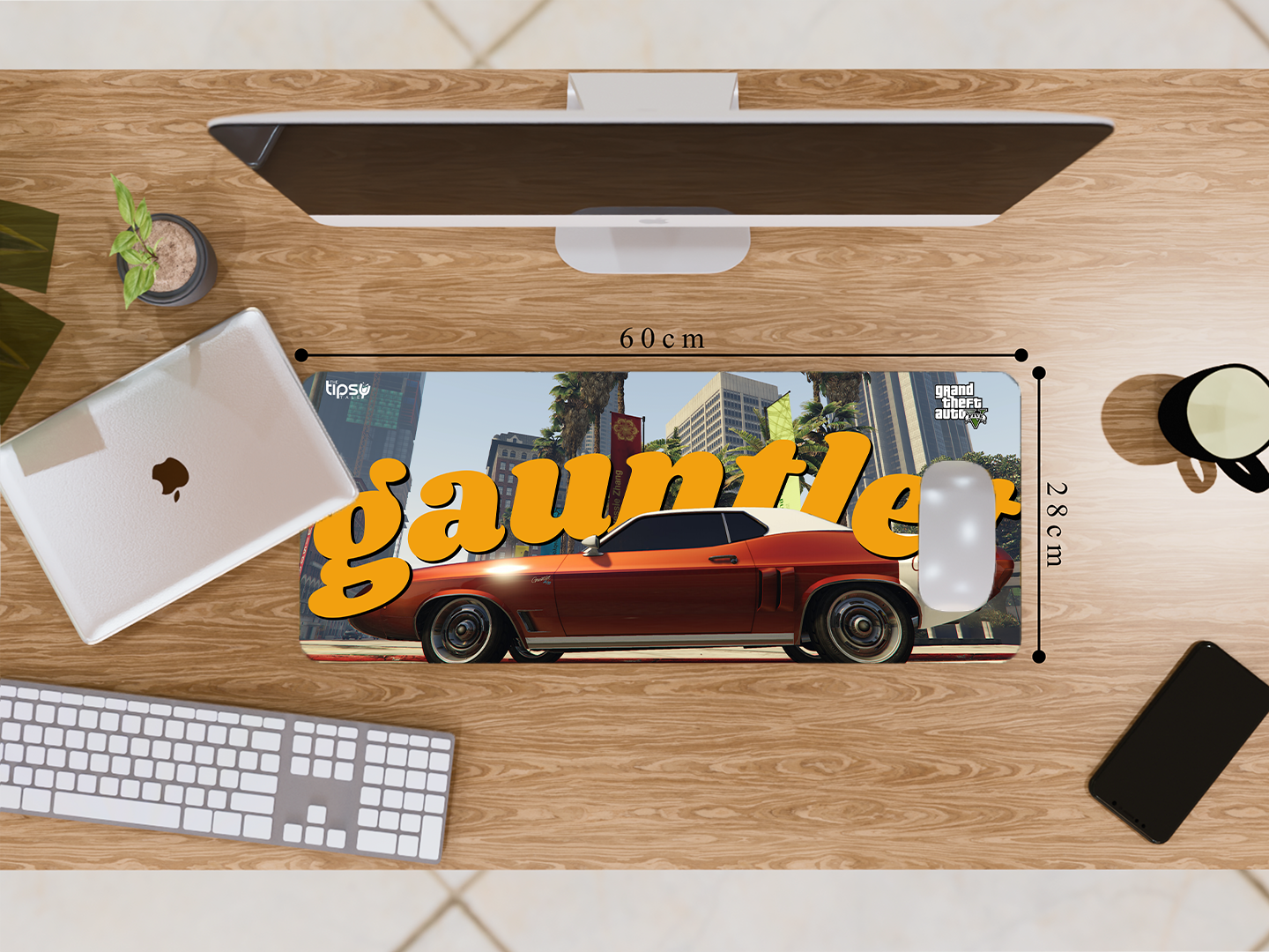 "GAUNTLET GTA 5" Gaming Mousepad Elevate Your Gaming Experience
