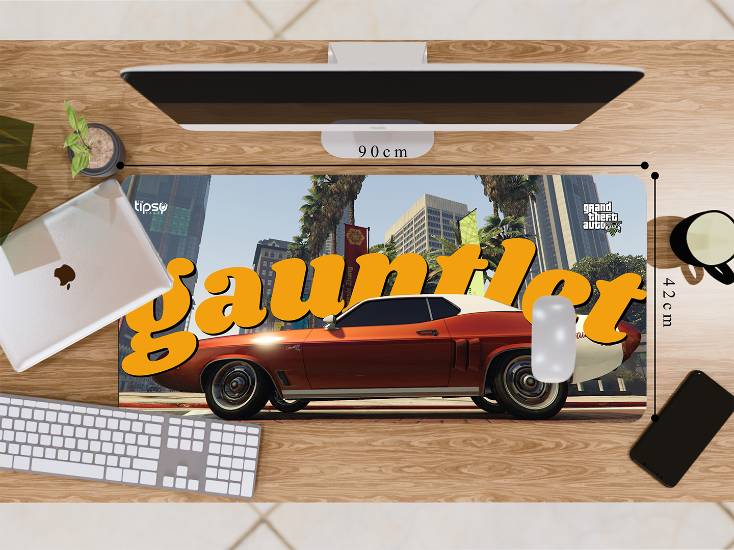 "GAUNTLET GTA 5" Gaming Mousepad Elevate Your Gaming Experience