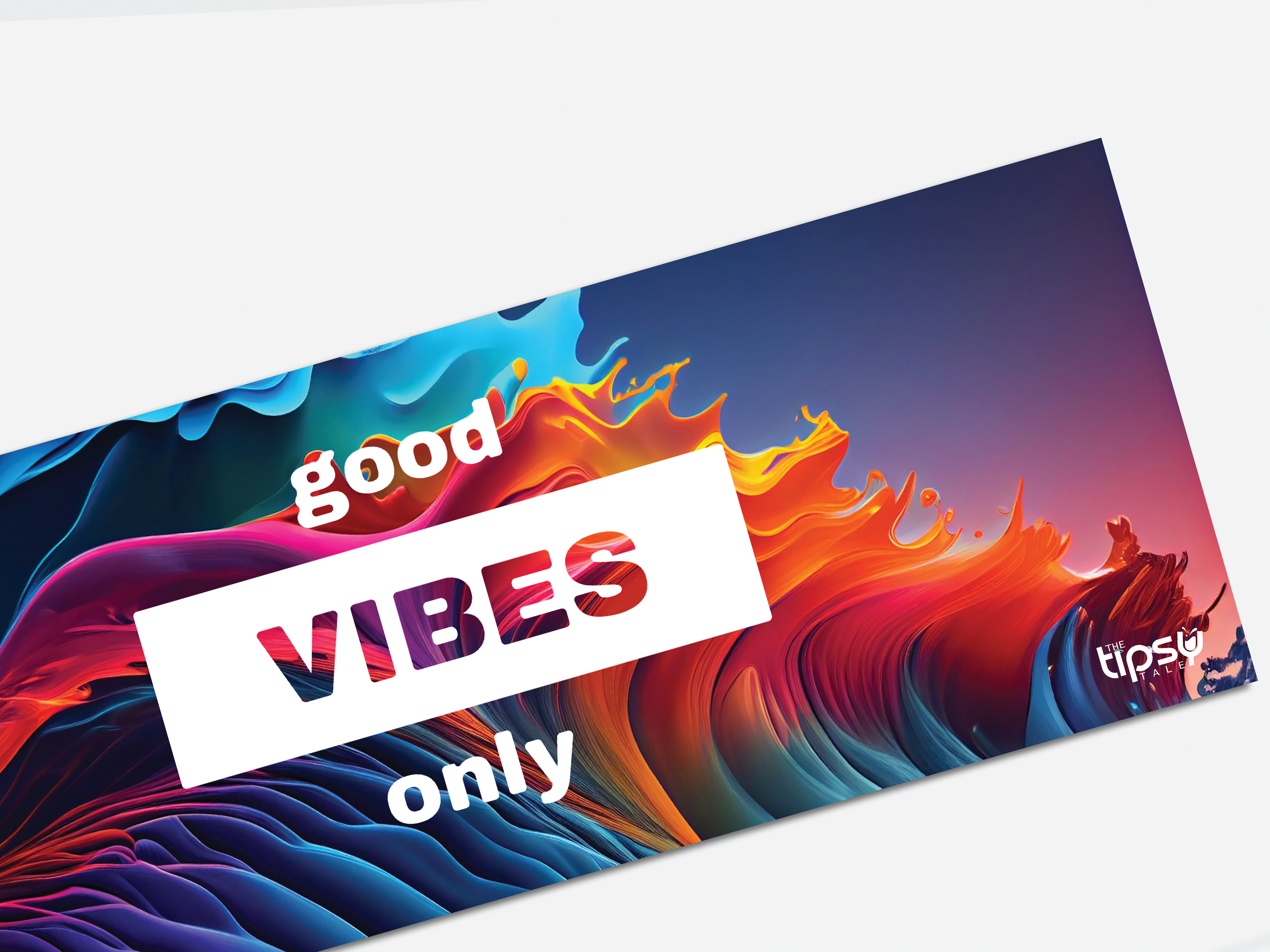 "Good Vibes Only" Gaming Mousepad Elevate Your Gaming Experience