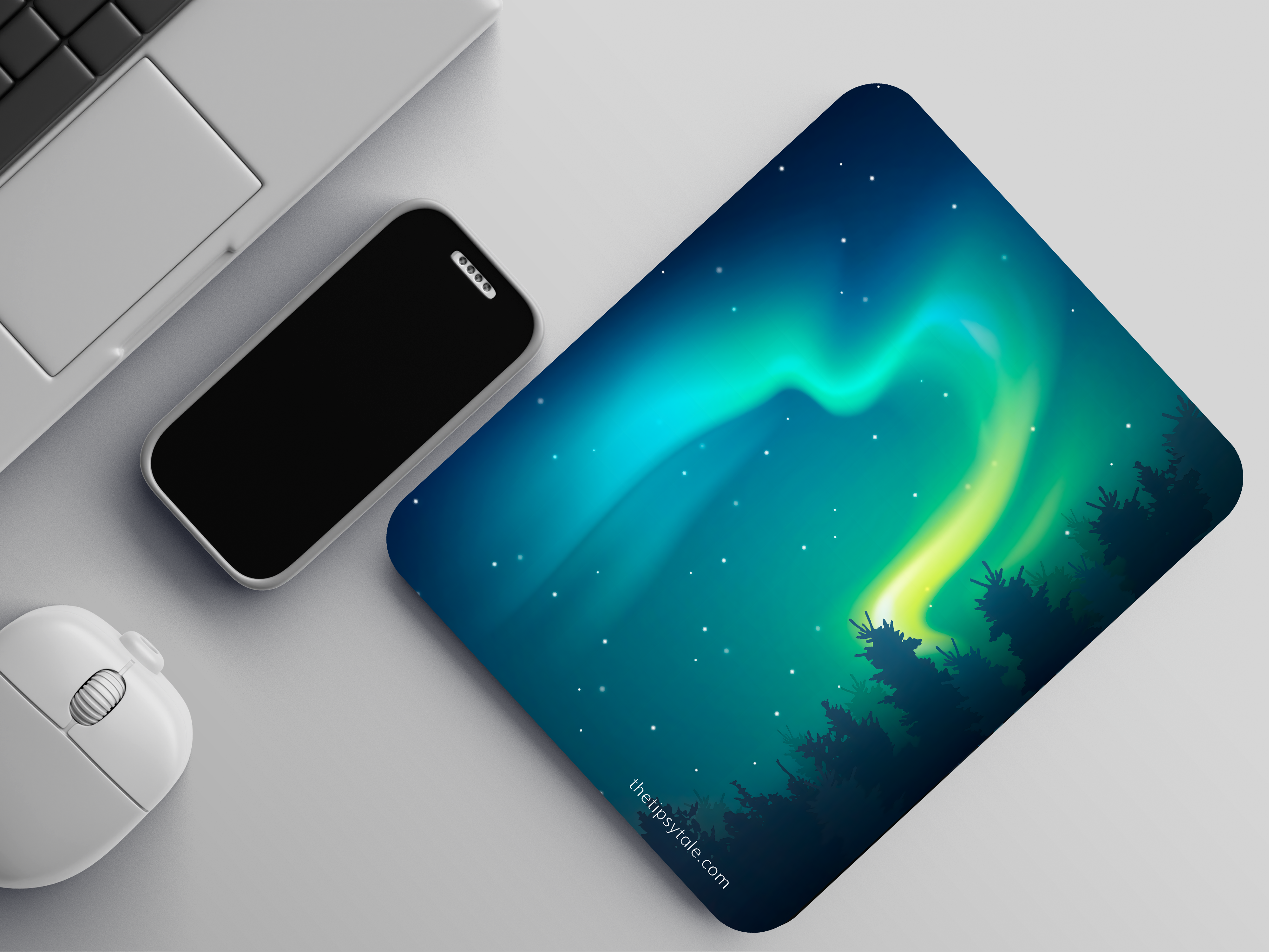 "Green Light" Mousepad – Enhance Your Workspace with Style