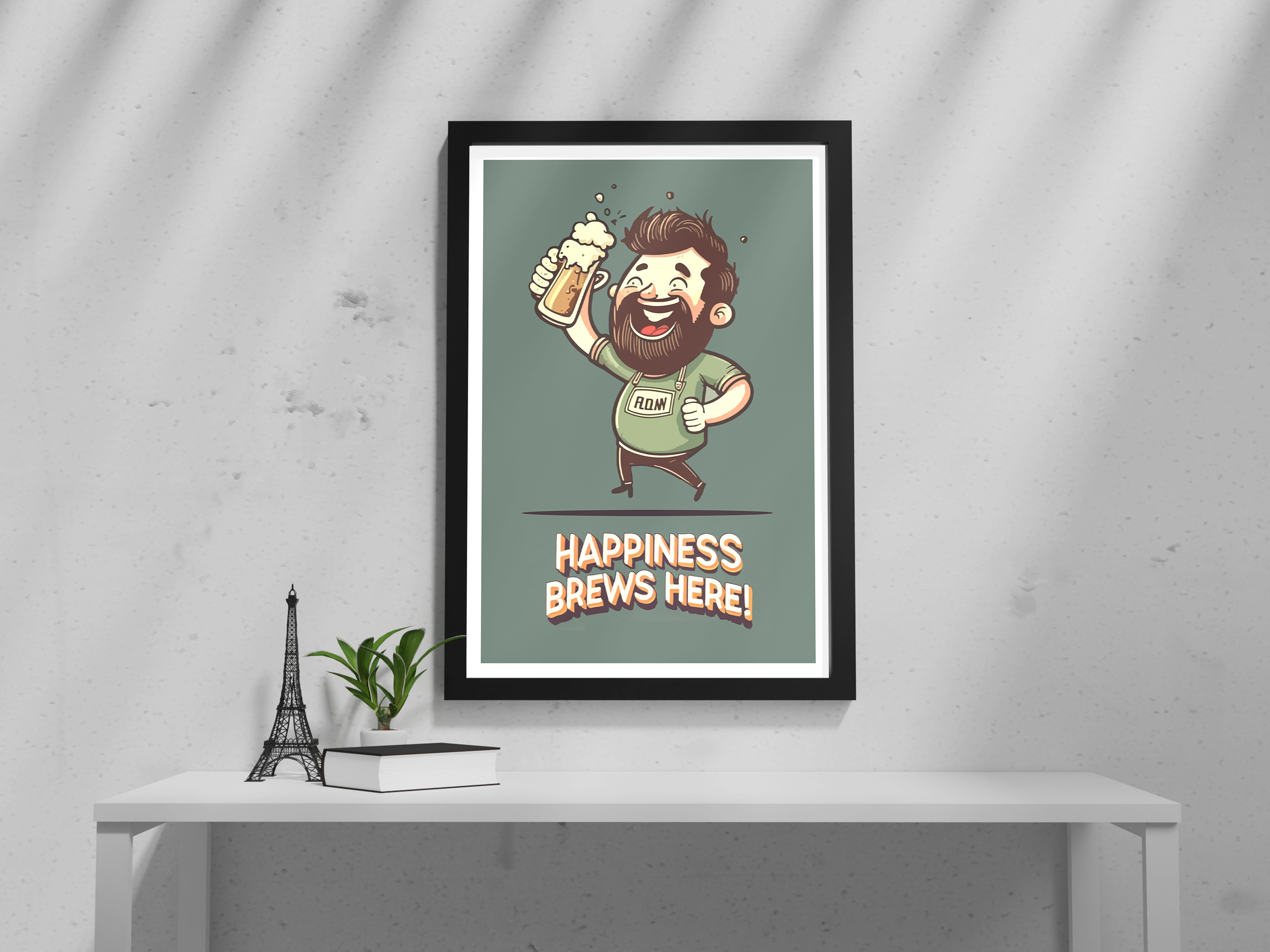 Happiness Brews right here with a Virtual Cheer:Poster