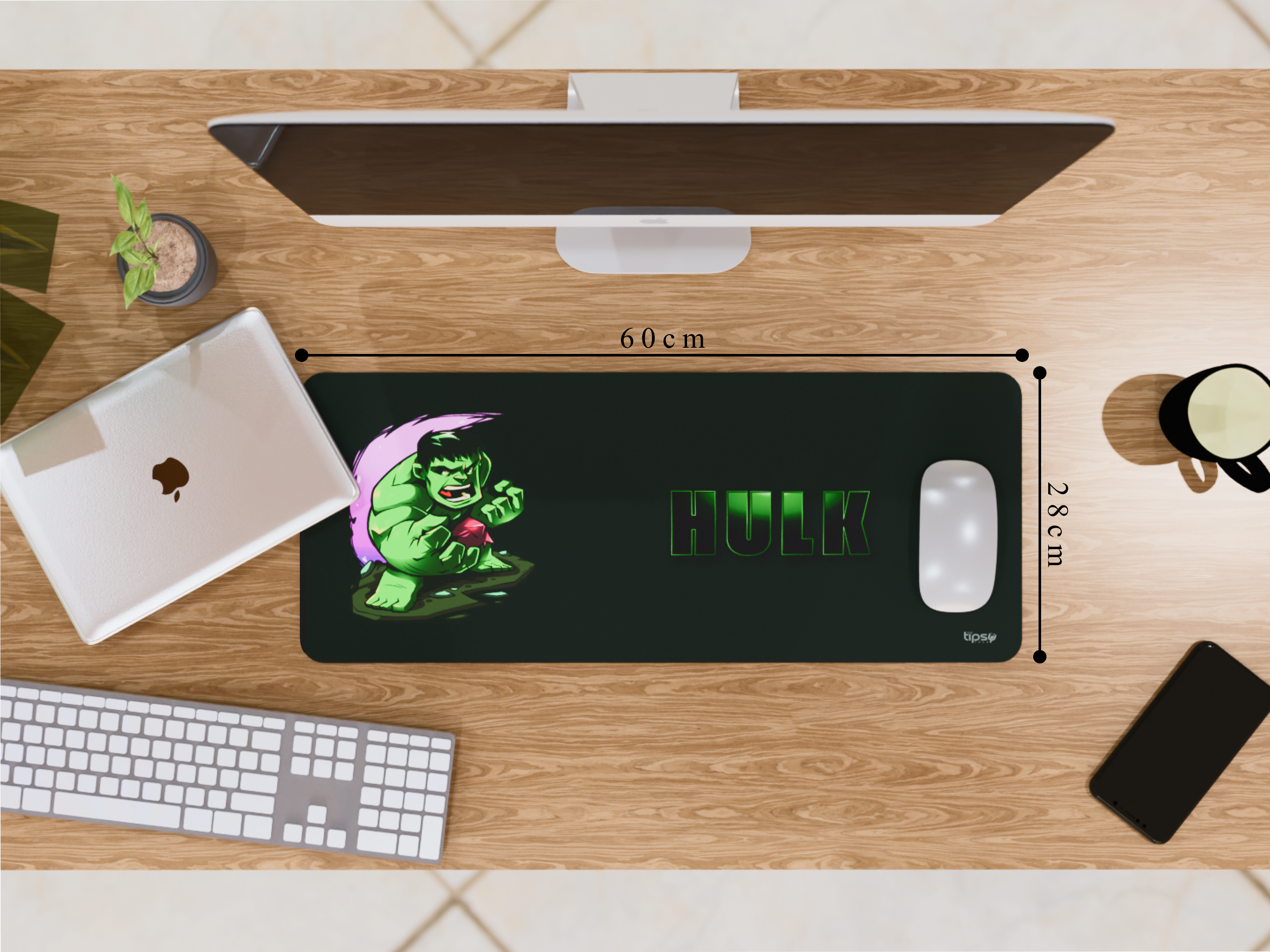 "Hulk" Gaming Mousepad Elevate Your Gaming Experience the Marvel Style