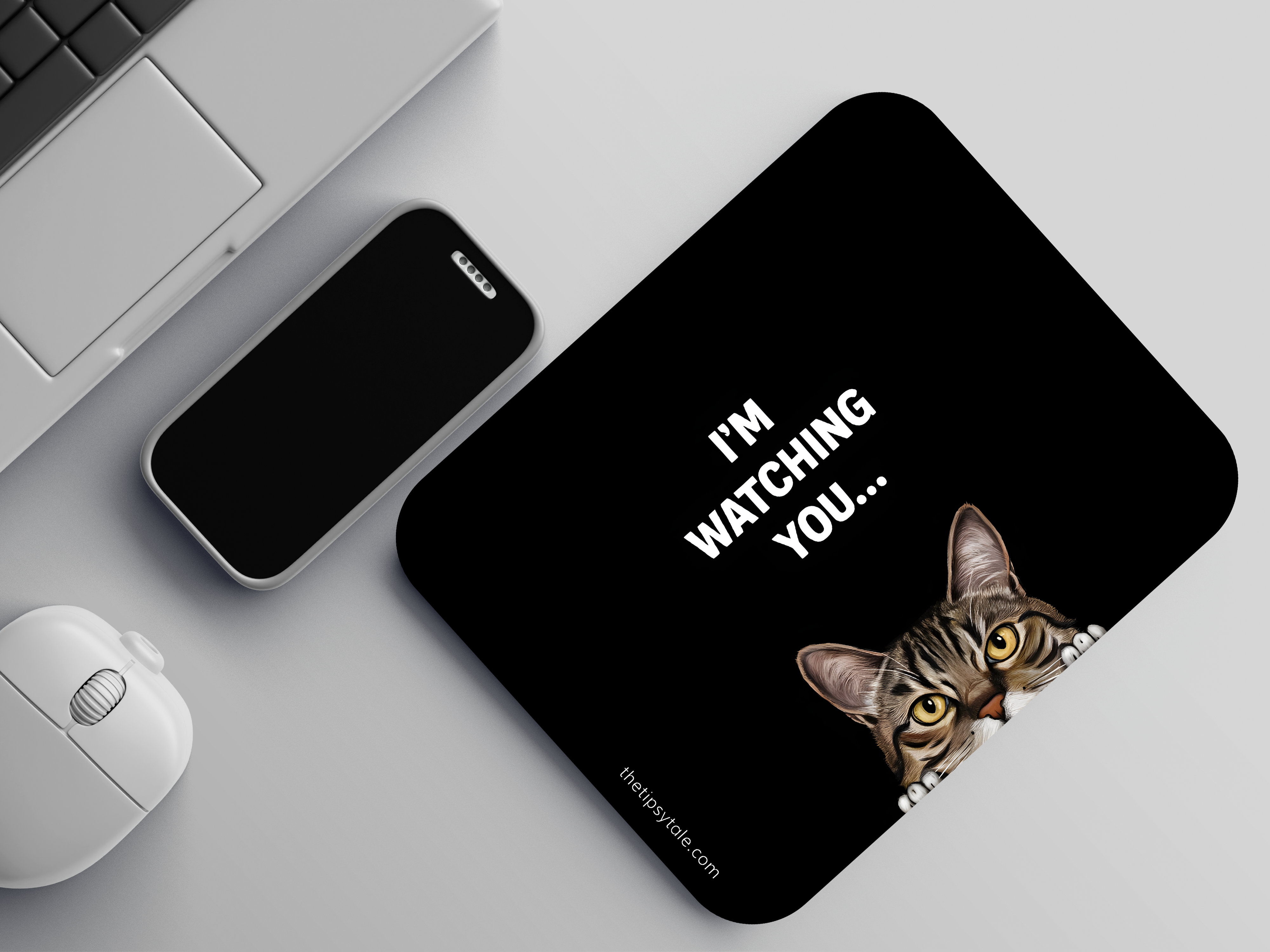 "I am Watching You" Mousepad – Enhance Your Workspace with Style