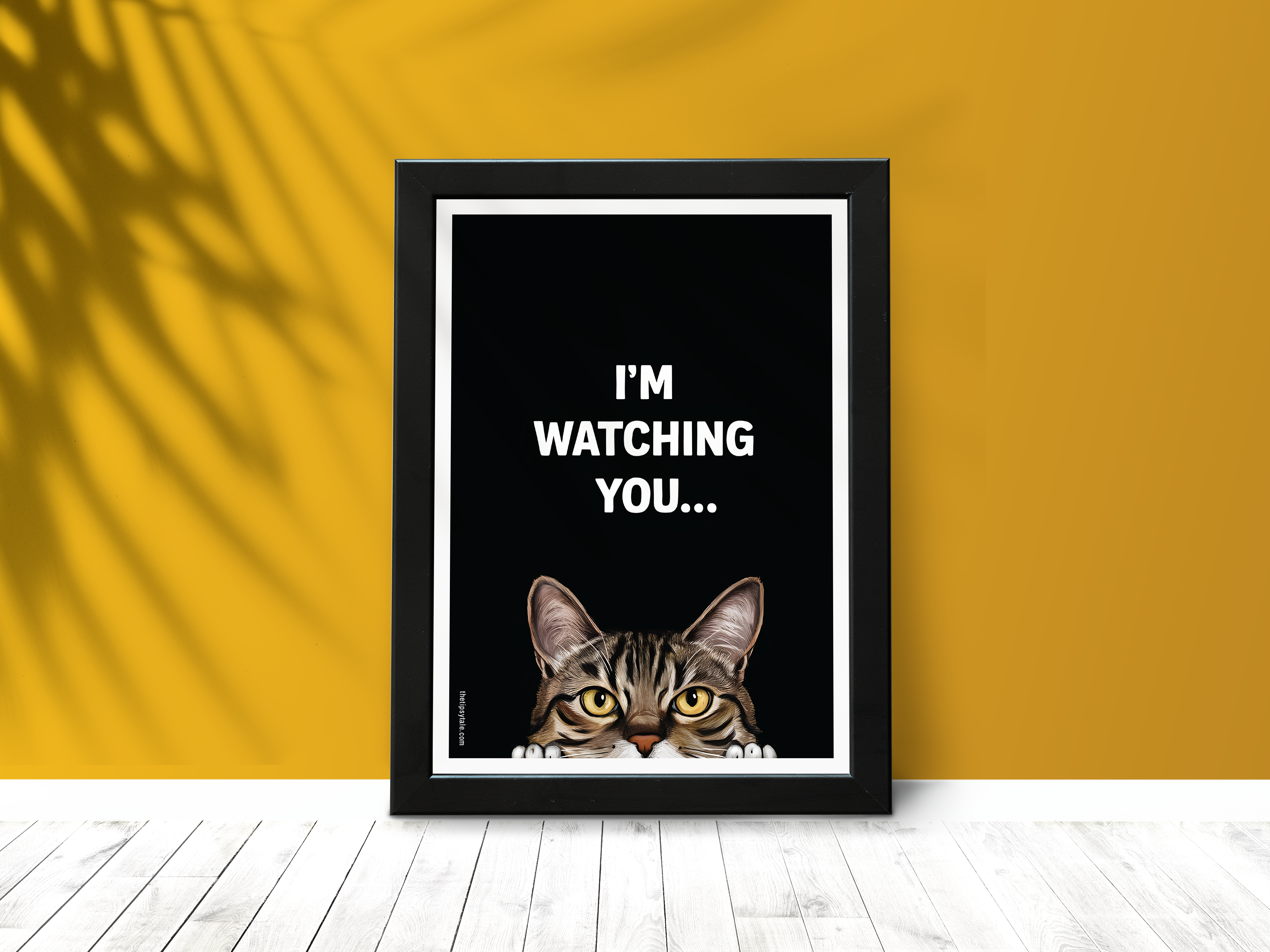 "Let's Spy Like a Cat" Poster – A4 Size- Cat Theme
