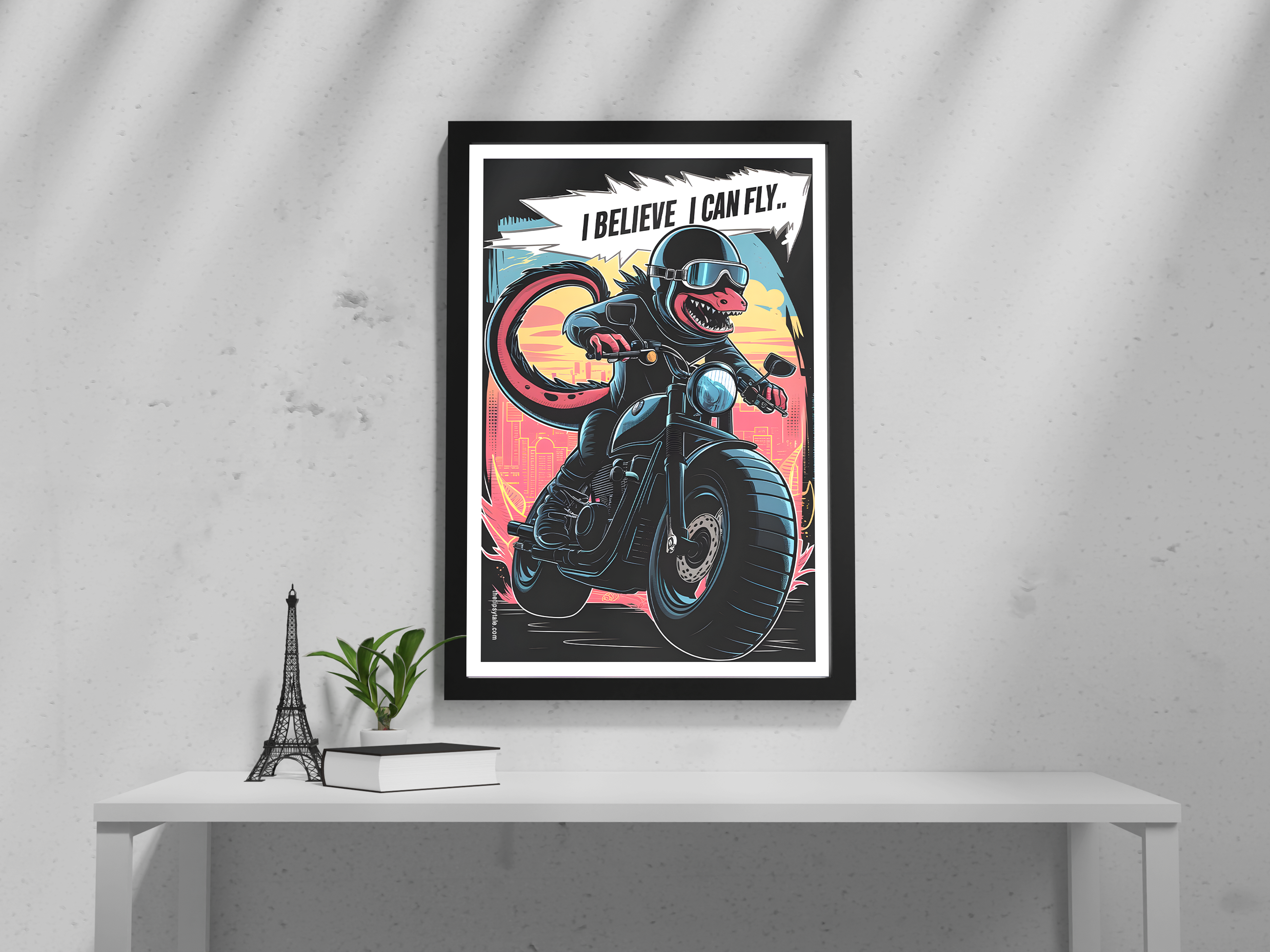 "I Believe I Can Fly" Poster β Add a Touch of Personality to Your Space