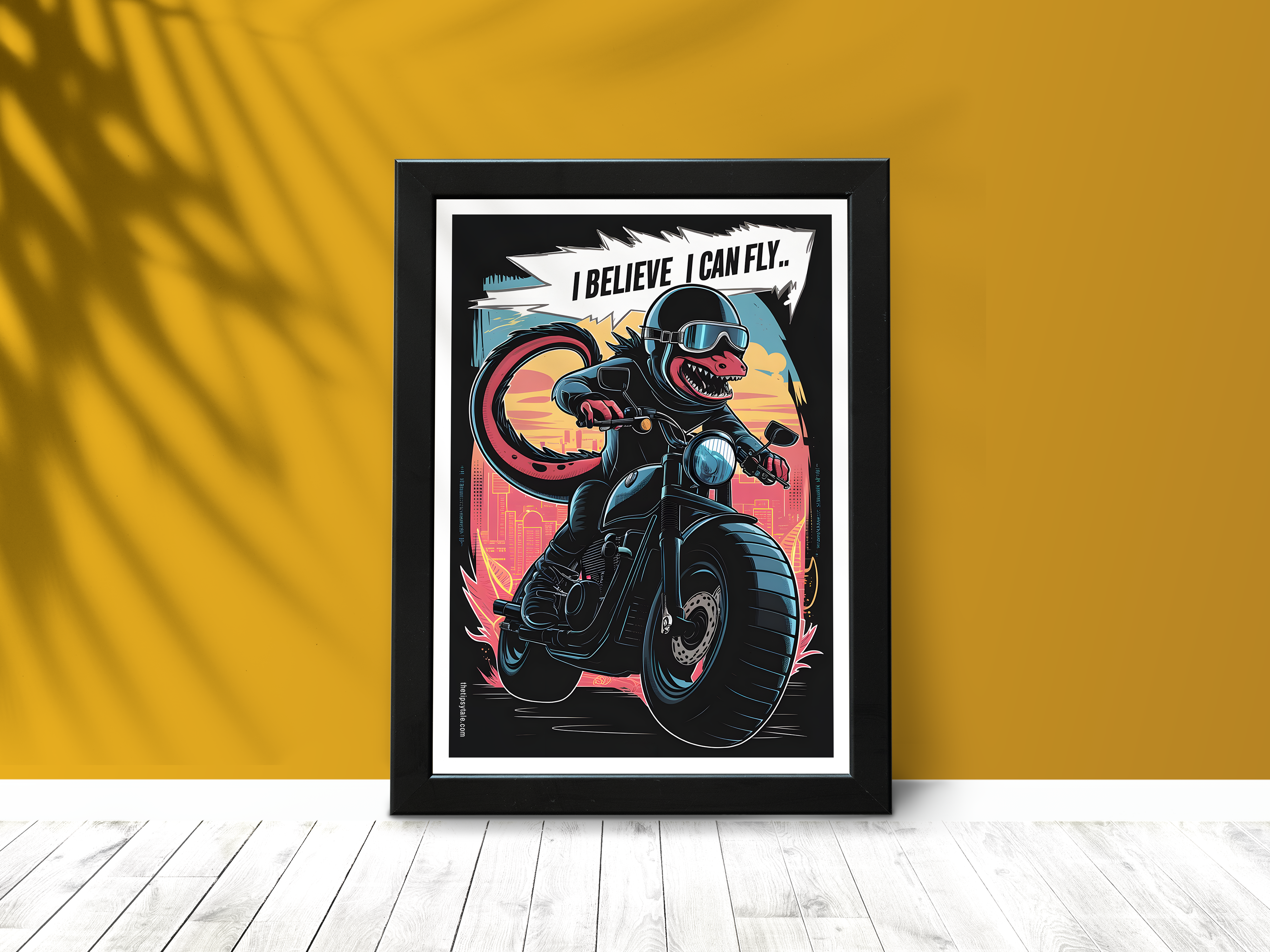 "I Believe I Can Fly" Poster β Add a Touch of Personality to Your Space