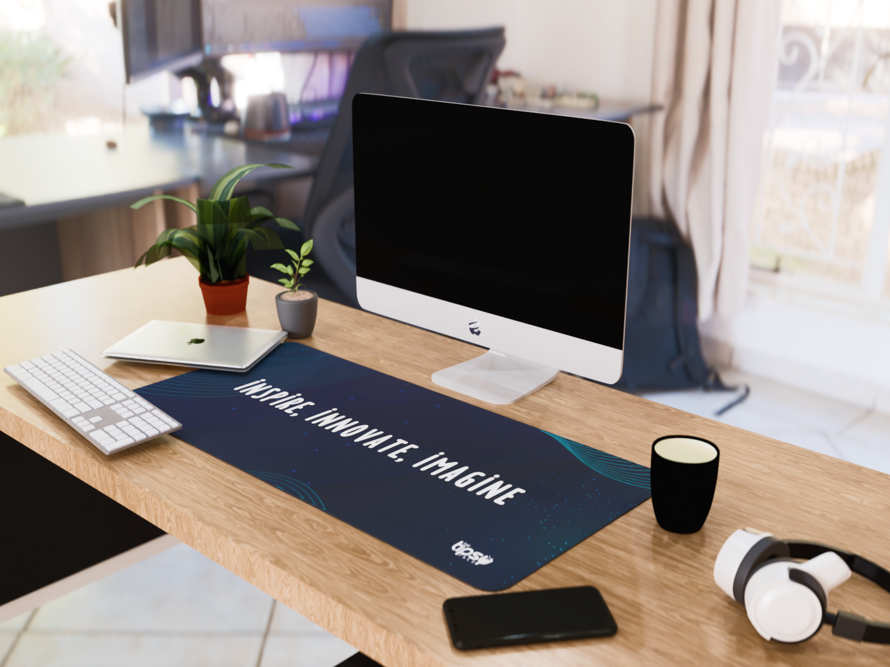 "Innovation starts with you!" Gaming Mousepad Elevate Your Gaming Experience