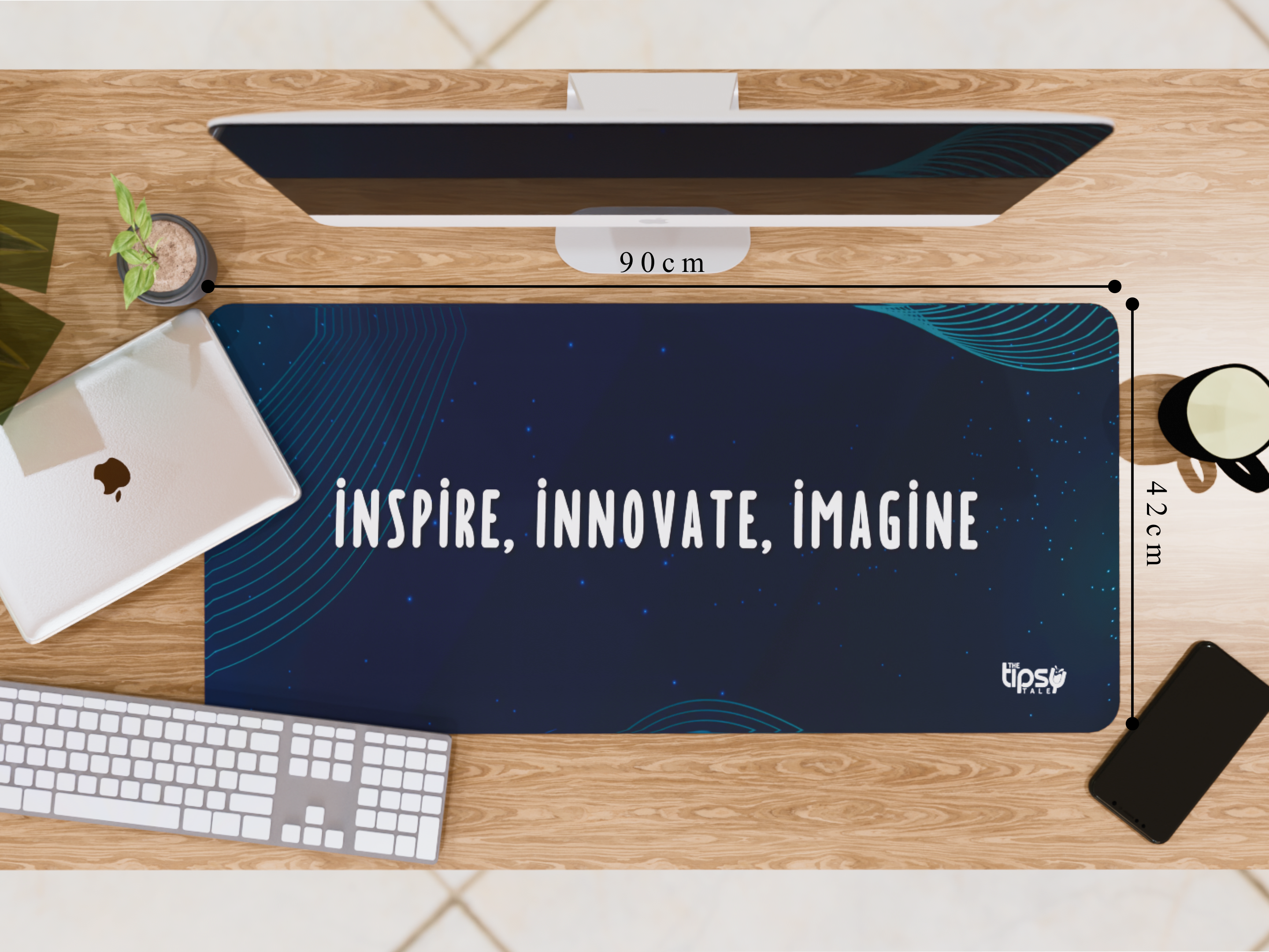 "Innovation starts with you!" Gaming Mousepad Elevate Your Gaming Experience