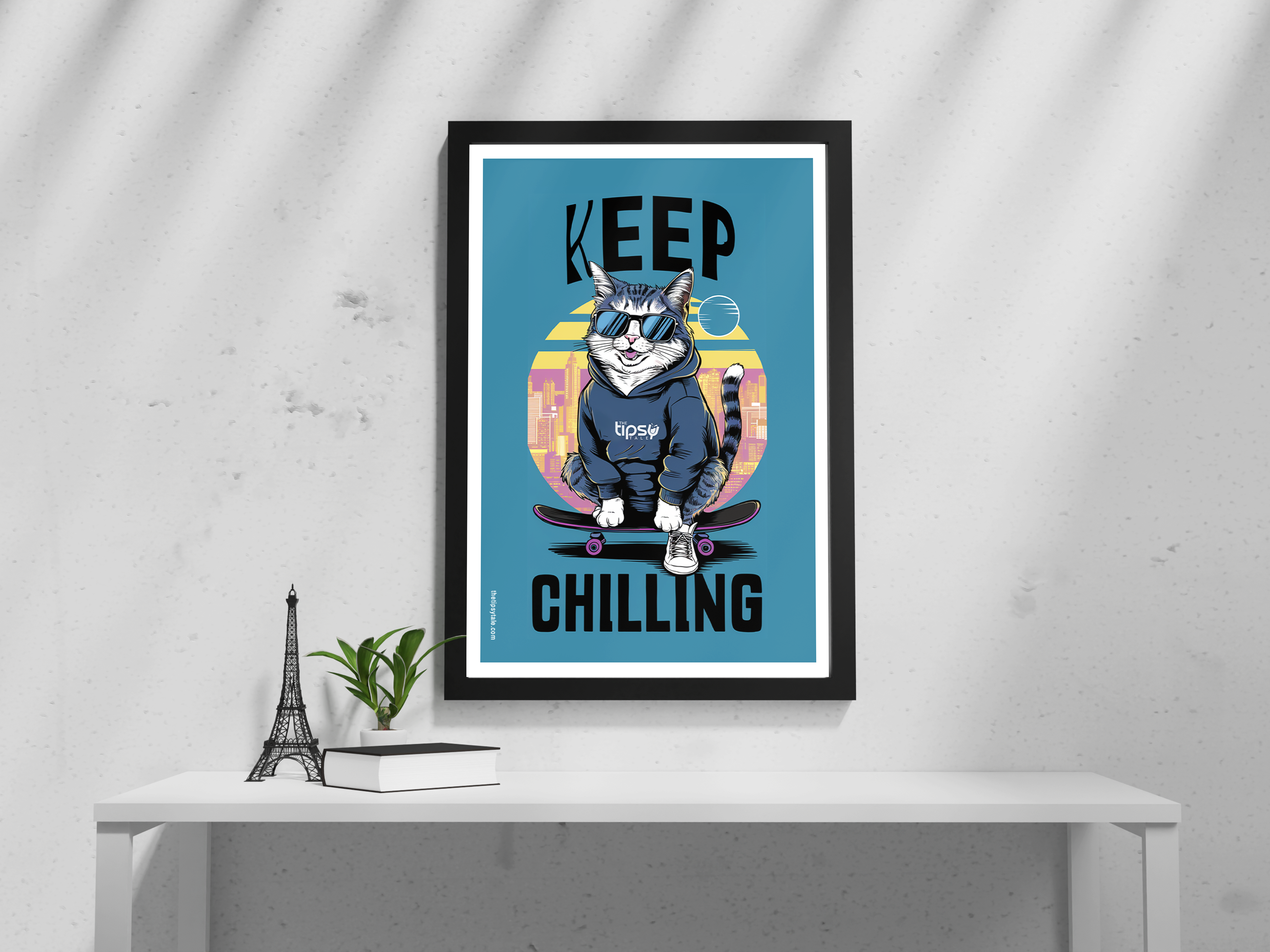 "Just Keep Chilling" Poster – Add a Touch of Personality to Your Space