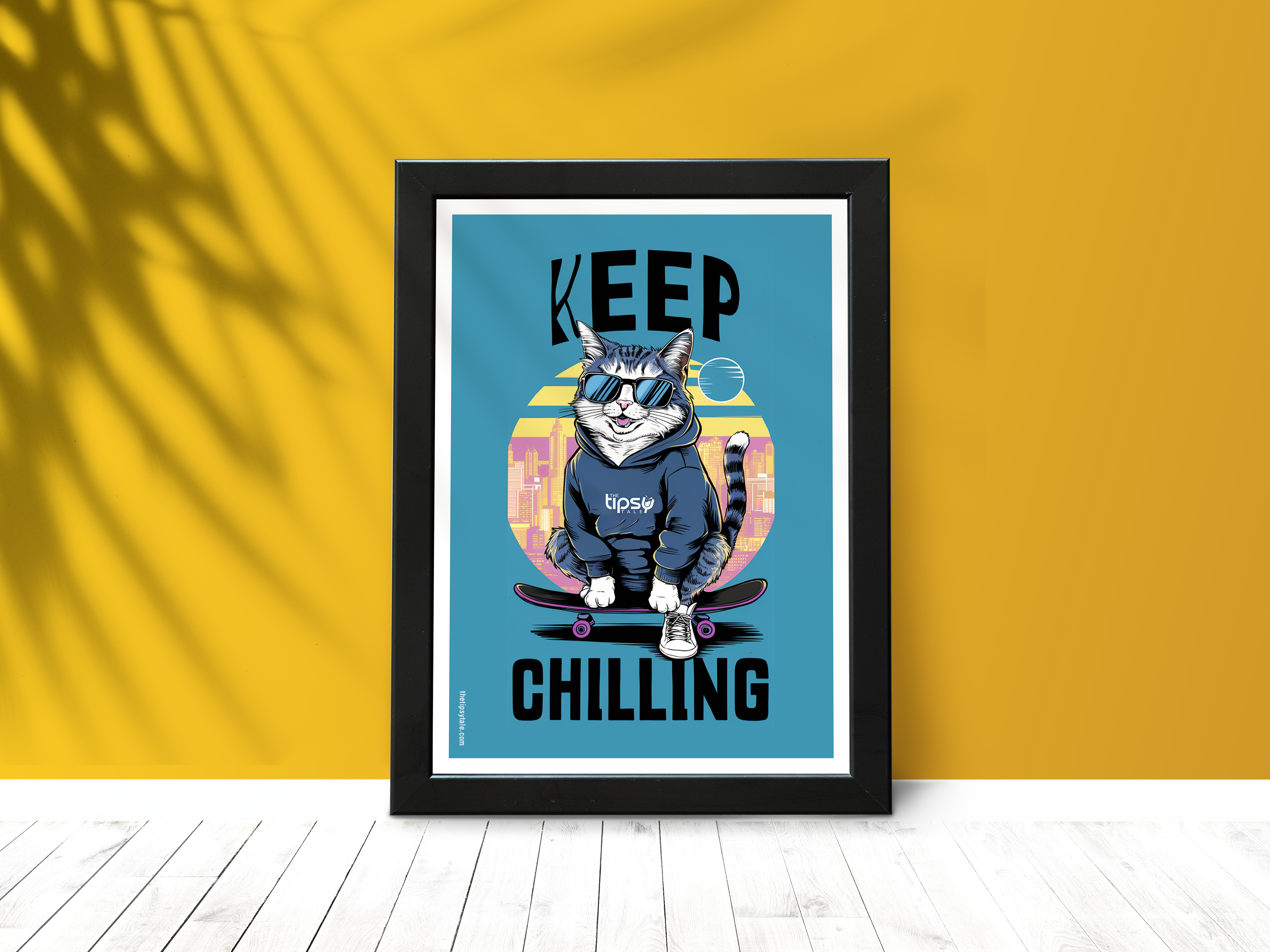 "Just Keep Chilling" Poster – Add a Touch of Personality to Your Space