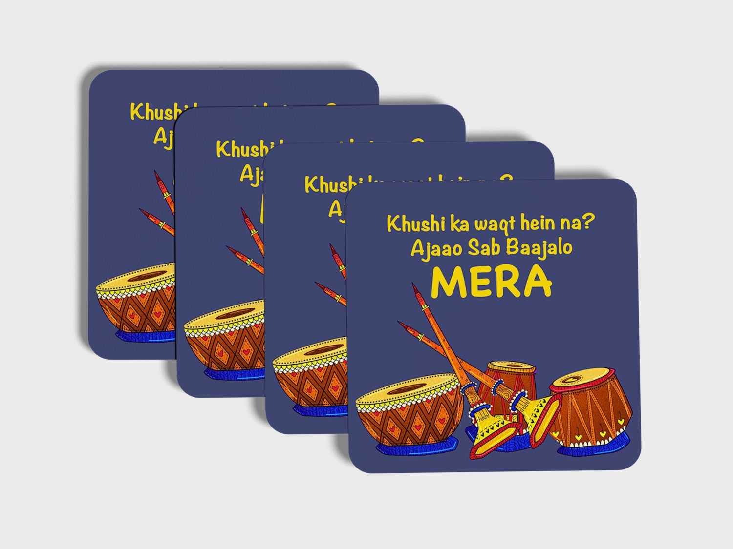 Celebrate Moments with Wedding Coaster Set