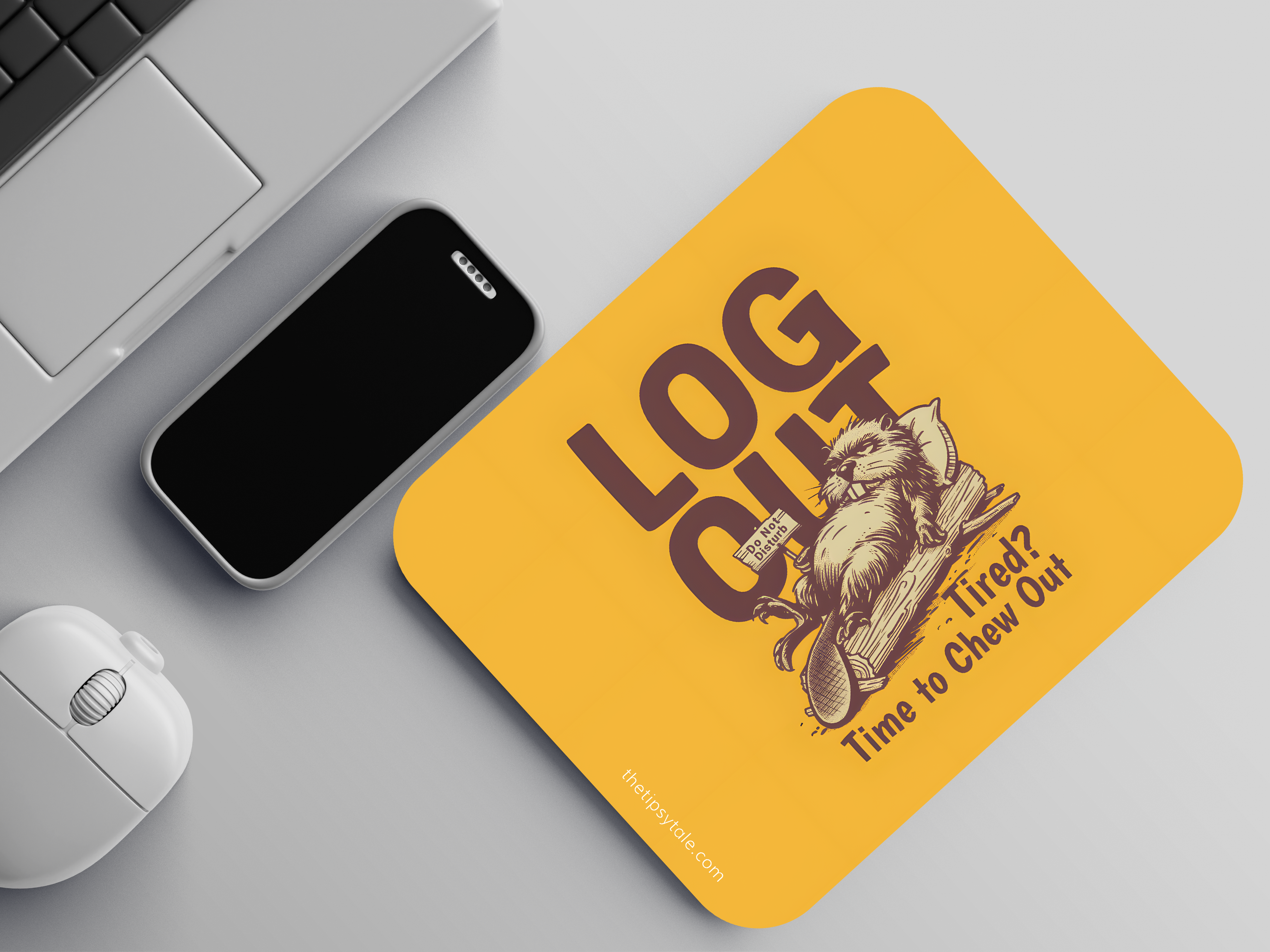 "Status: Do Not Disturb" Mousepad – Enhance Your Workspace with Style