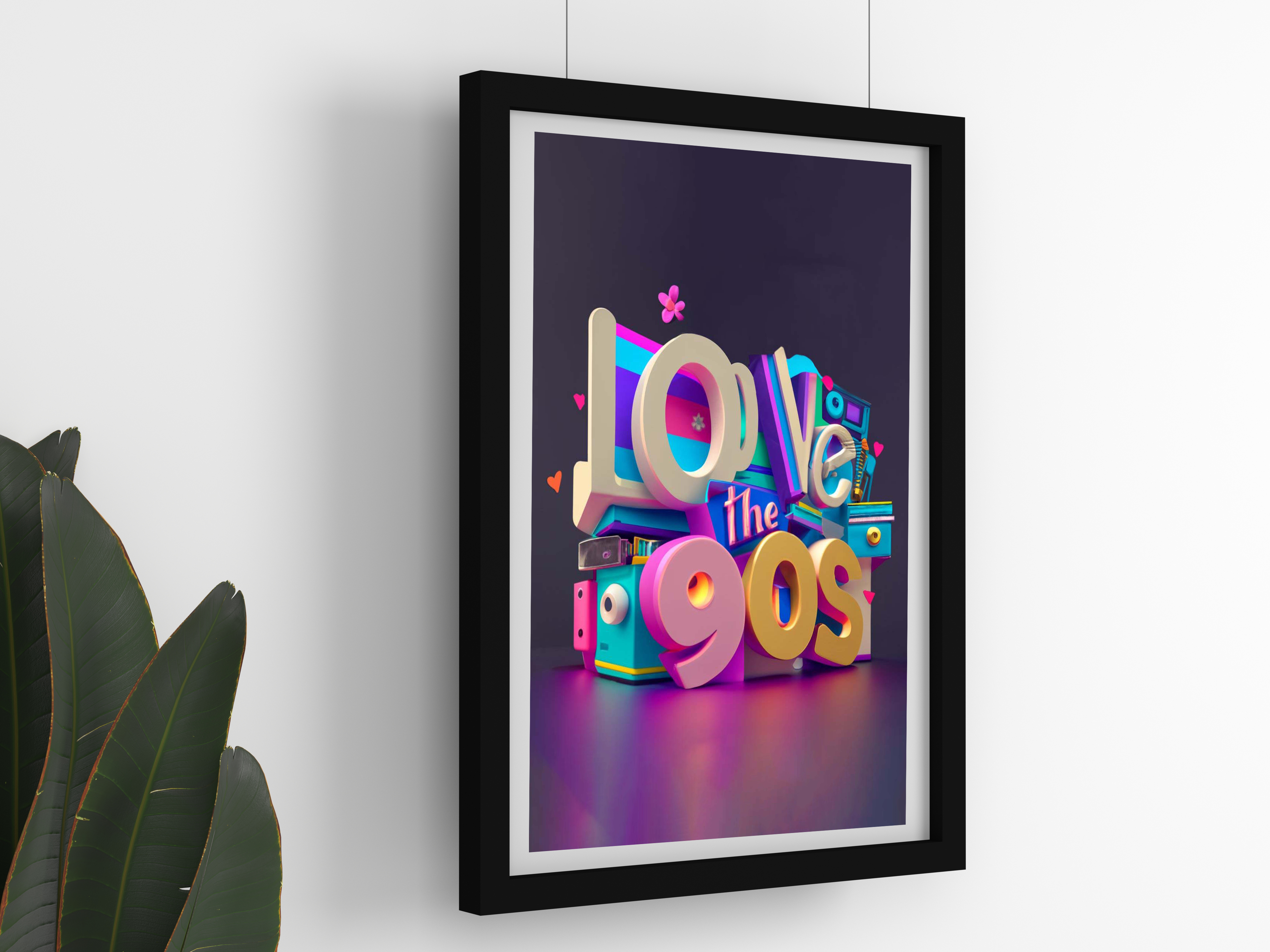 90's Born need a 90's touch: Nostalgic Poster