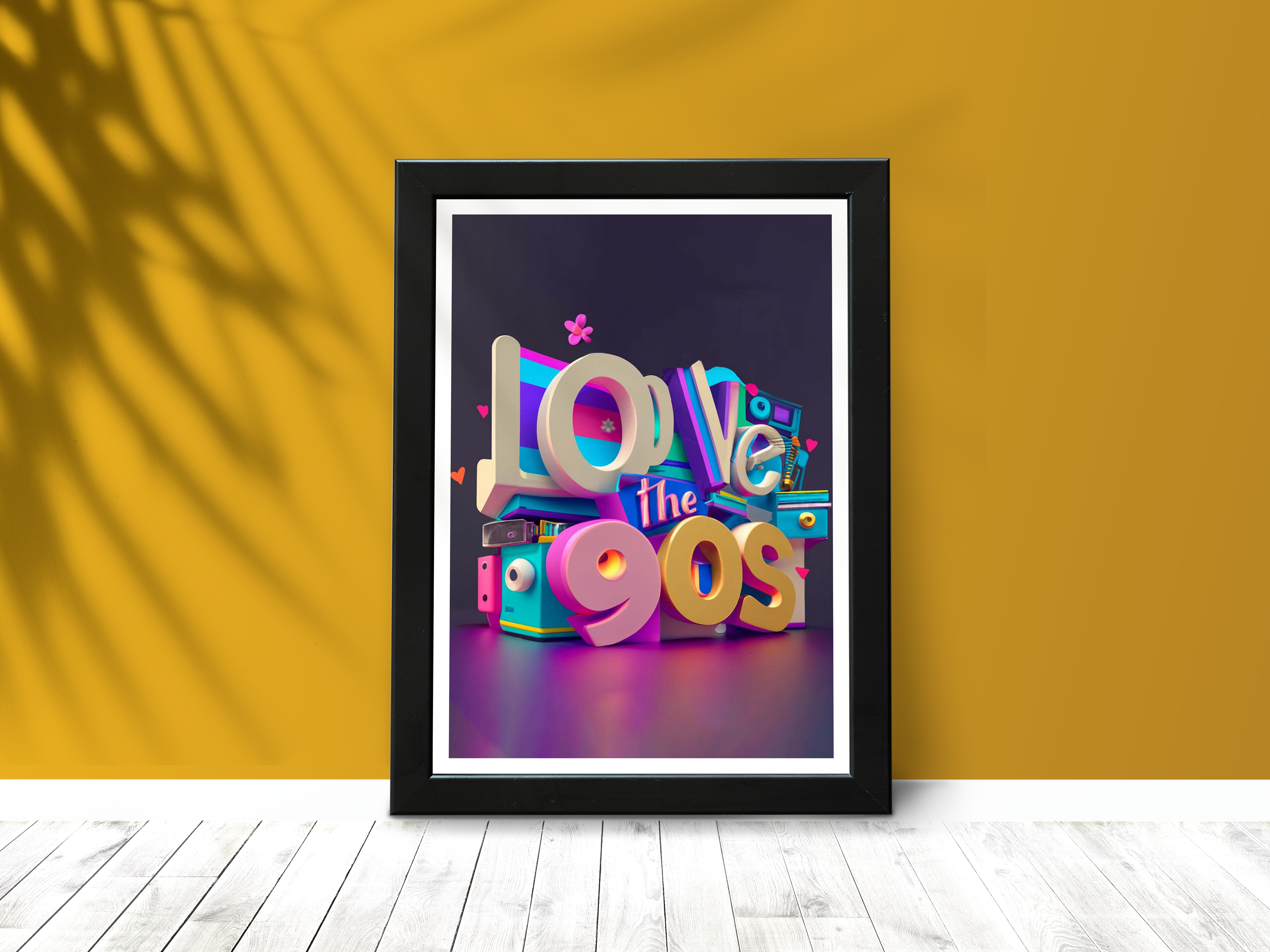 90's Born need a 90's touch: Nostalgic Poster