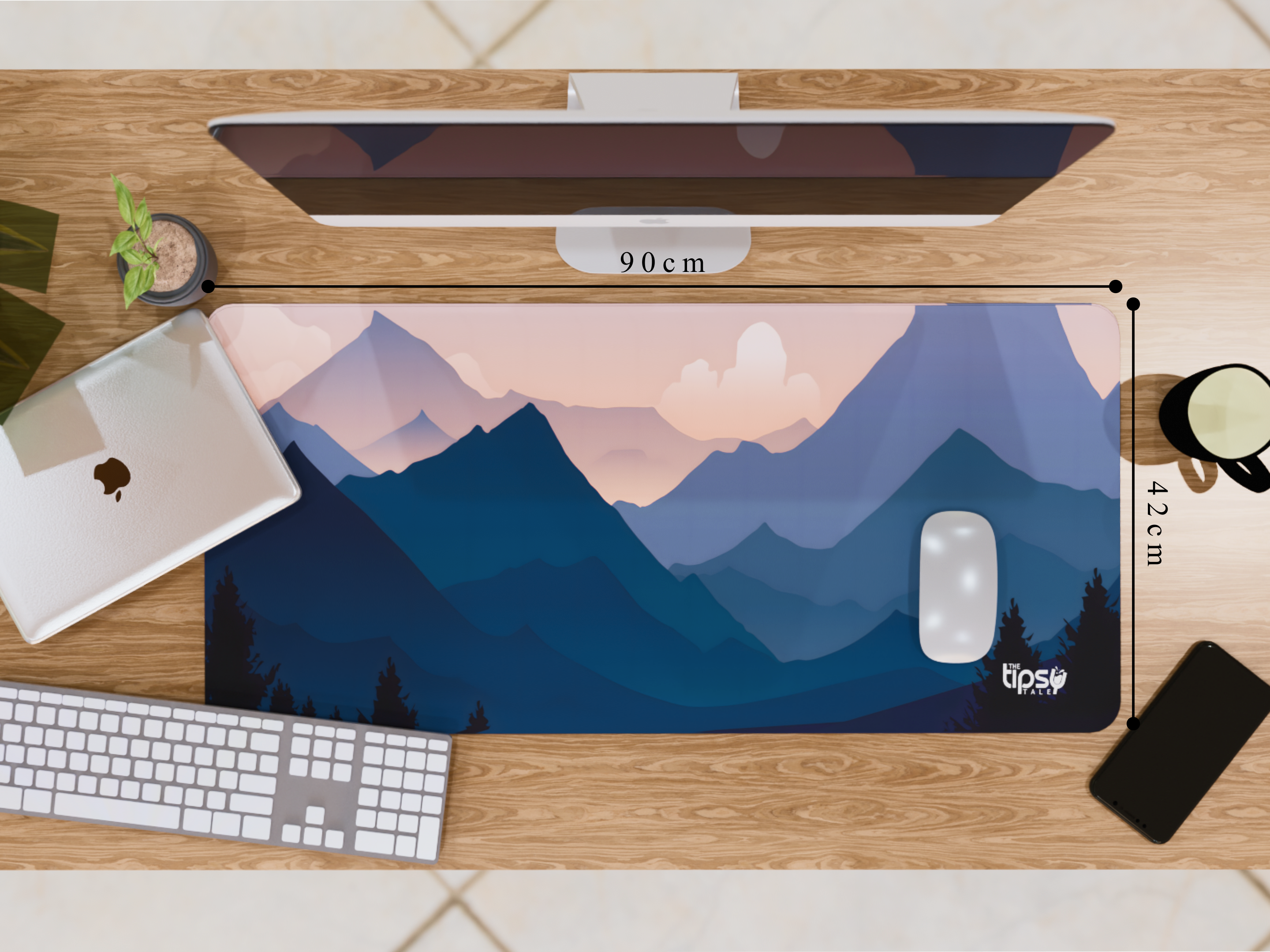 "Reach New Heights" Gaming Mousepad Elevate Your Gaming Experience