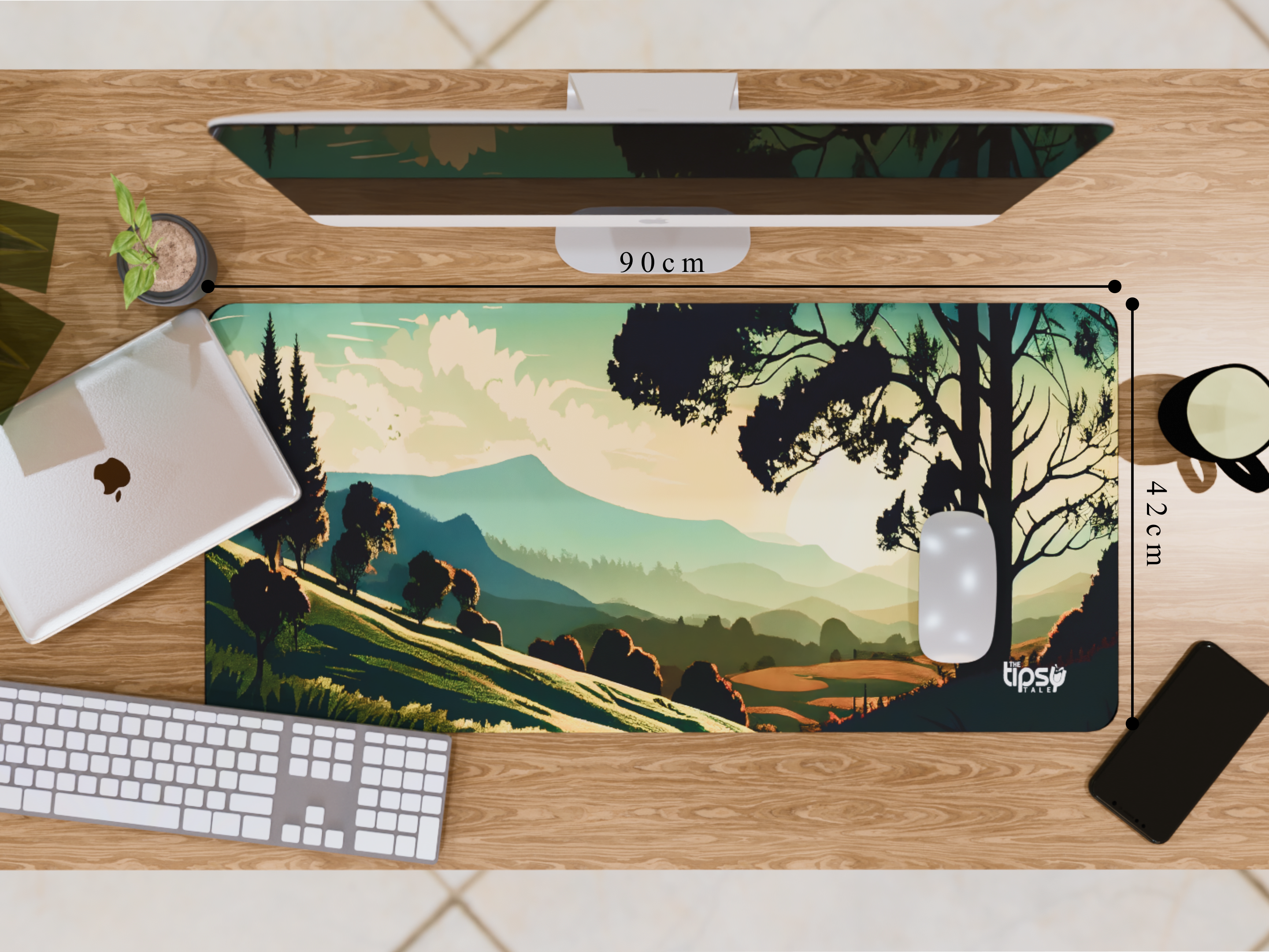 "Breathe in Nature" Gaming Mousepad Elevate Your Gaming Experience