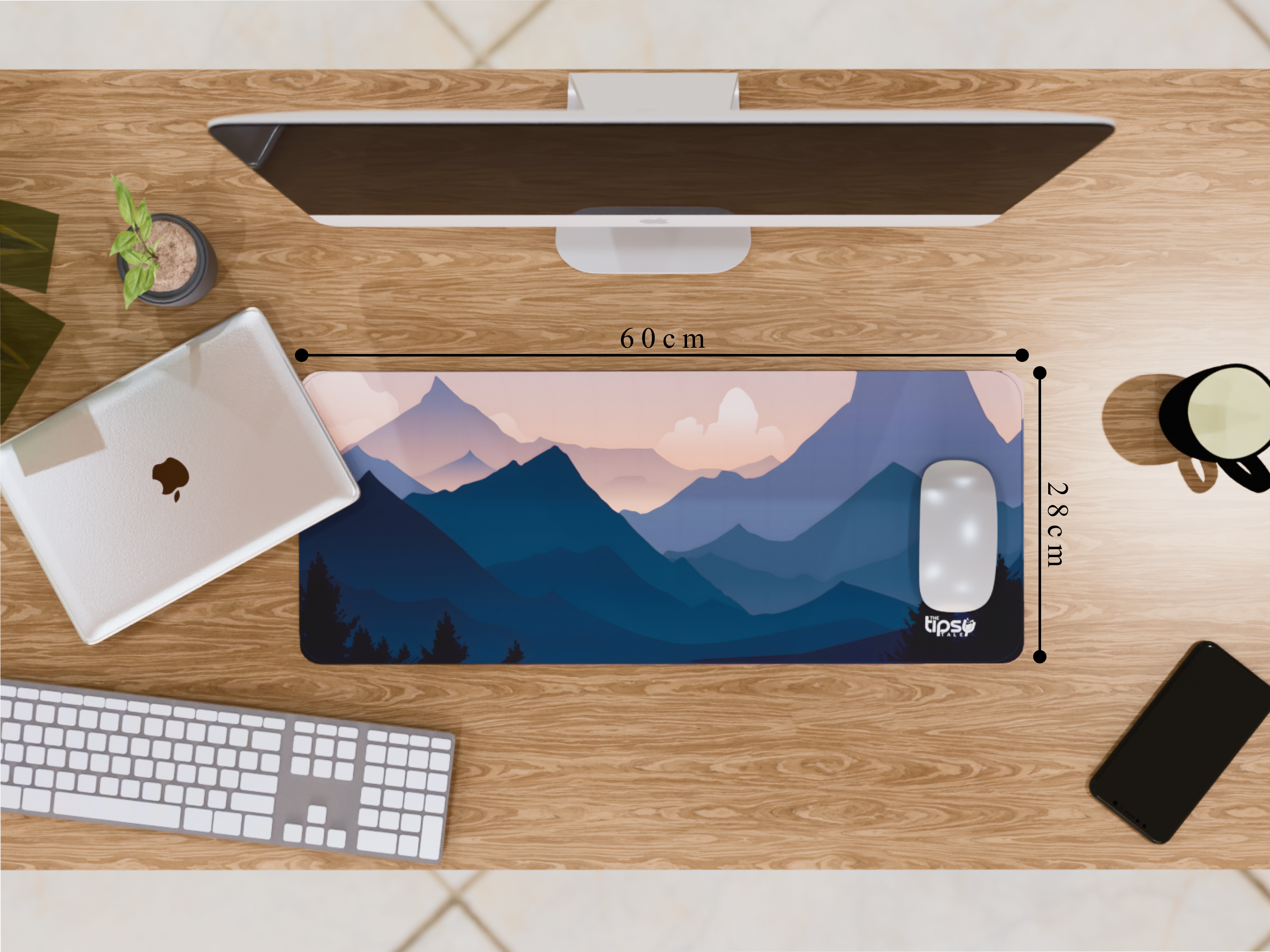 "Reach New Heights" Gaming Mousepad Elevate Your Gaming Experience