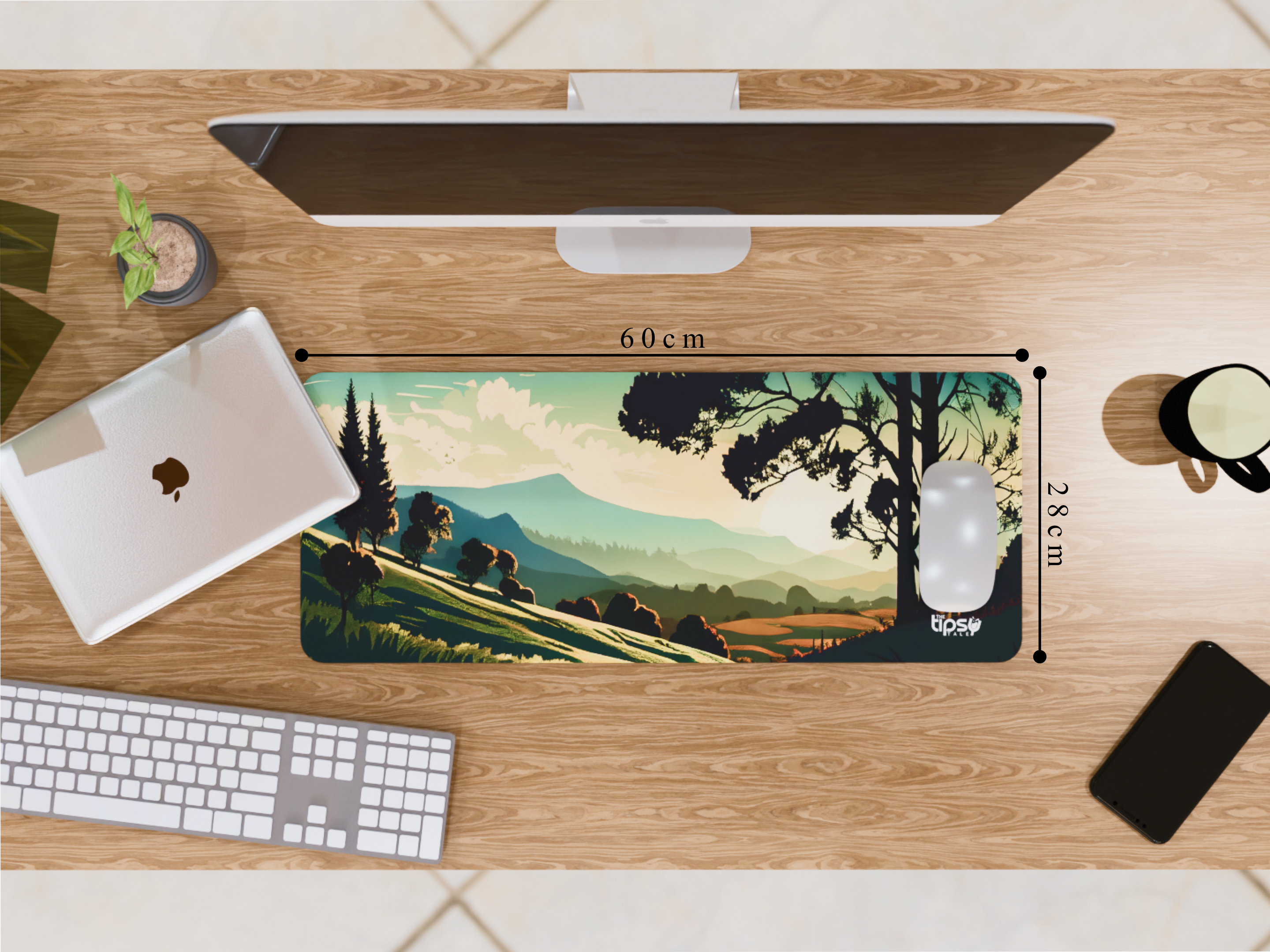 "Breathe in Nature" Gaming Mousepad Elevate Your Gaming Experience