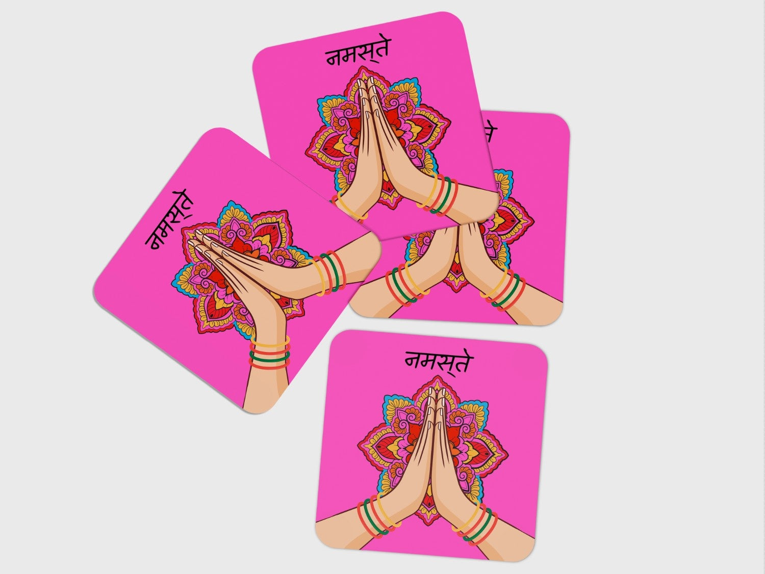 Welcome Guests with Traditional Warmth:Rajasthani Coaster Set