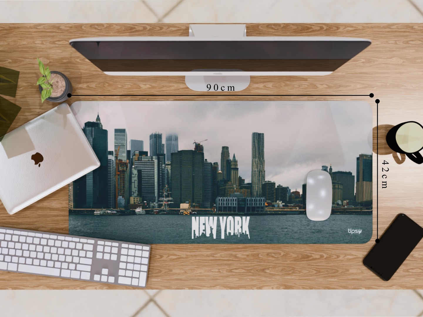 "New York- Travel Version" Gaming Mousepad Elevate Your Gaming Experience