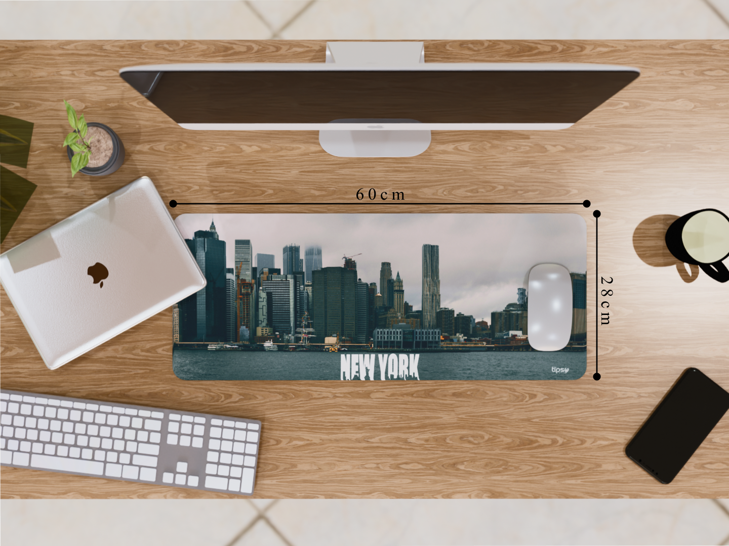 "New York- Travel Version" Gaming Mousepad Elevate Your Gaming Experience