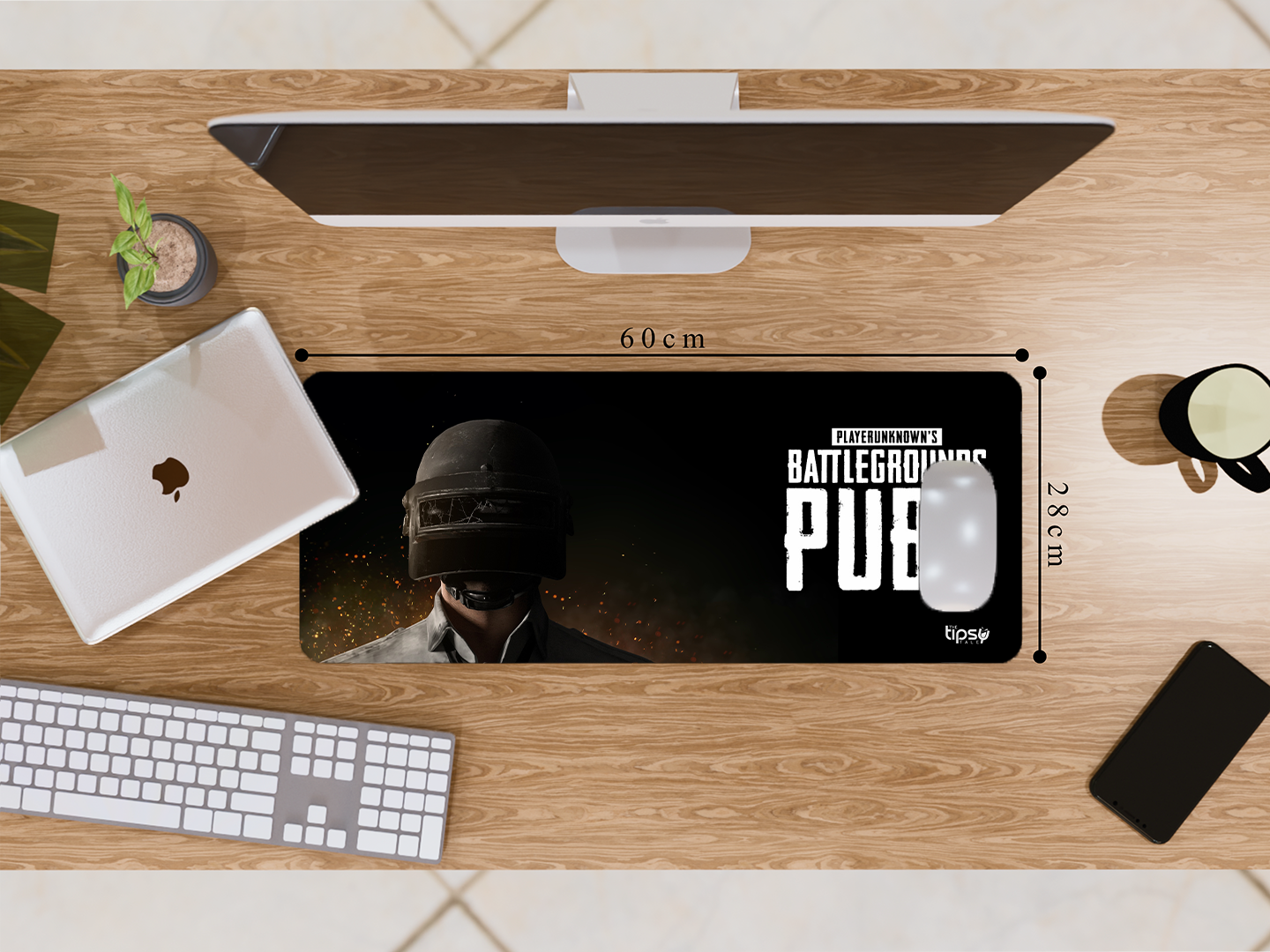 "PUB-G battles" Gaming Mousepad Elevate Your Gaming Experience