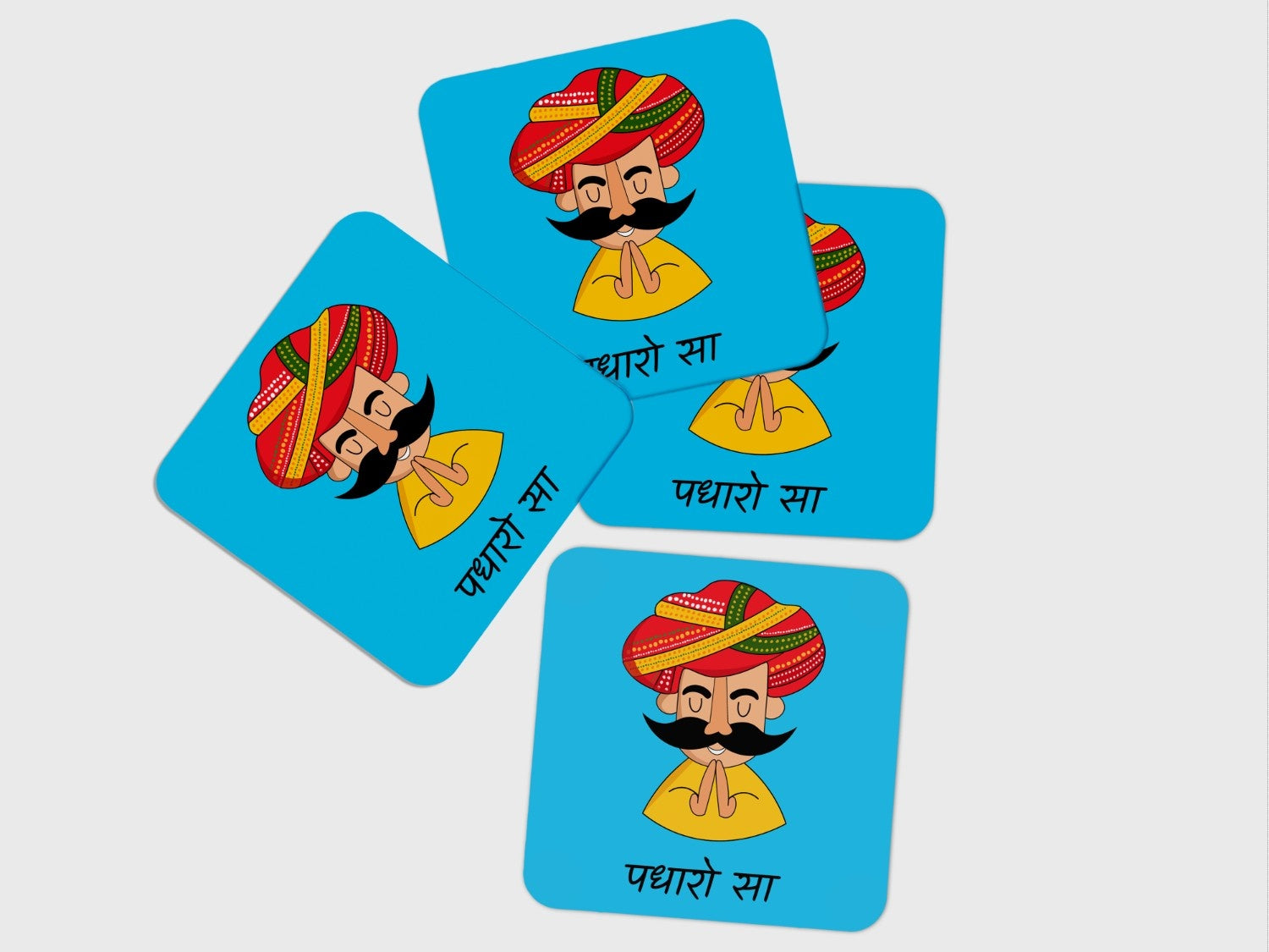 Invite Guests with Traditional Grace:Rajasthani Coaster Set
