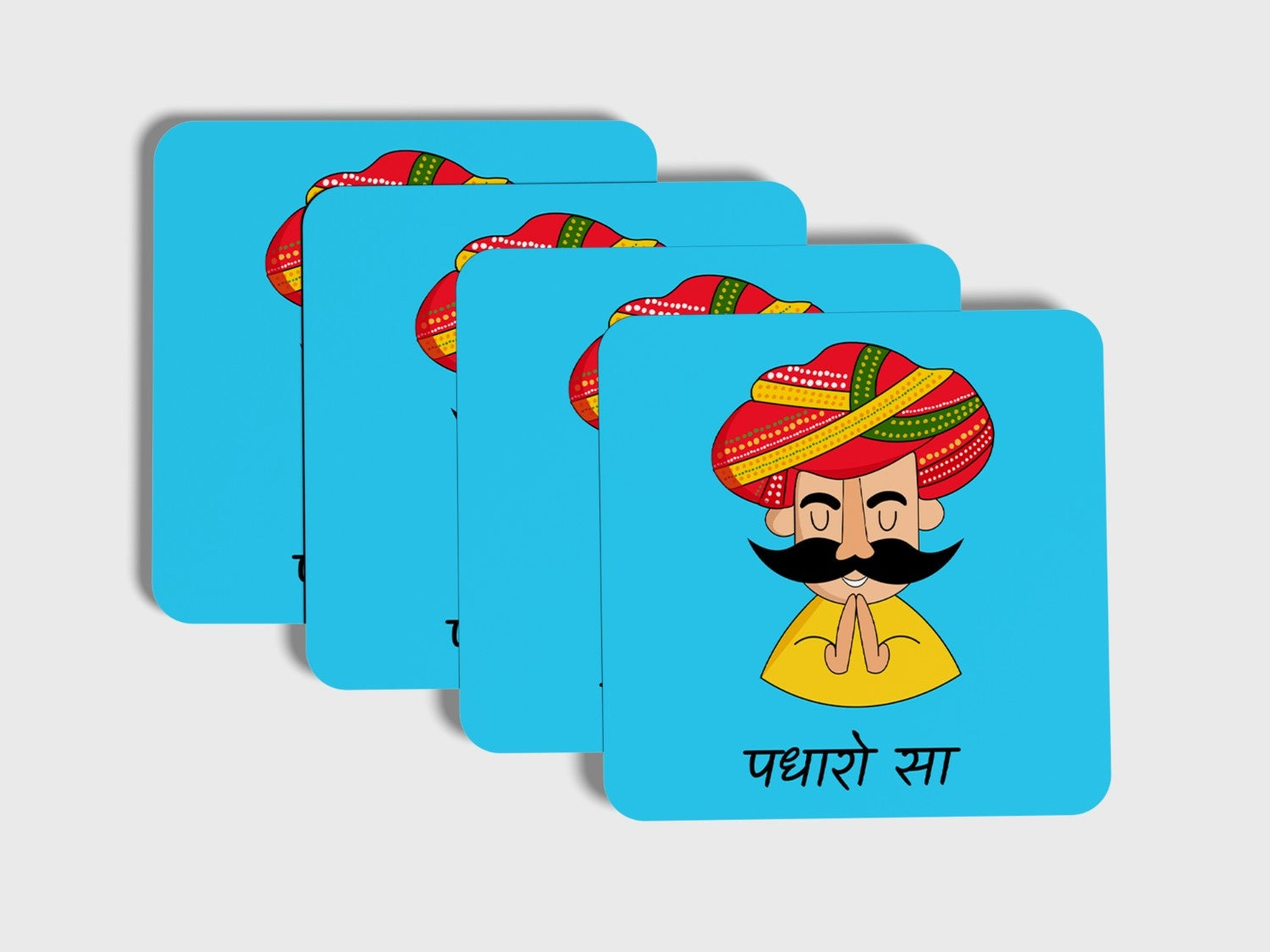 Invite Guests with Traditional Grace:Rajasthani Coaster Set