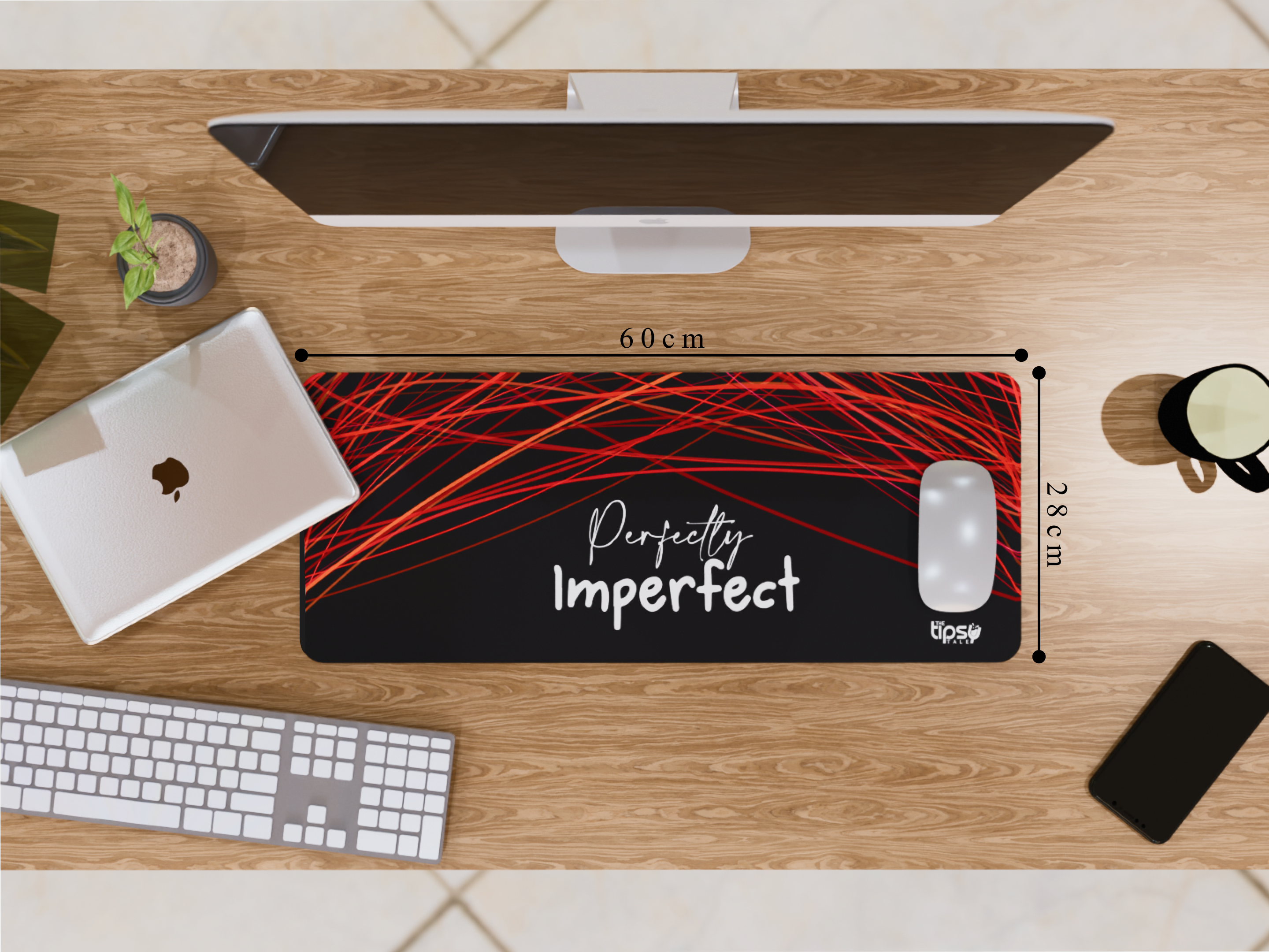 "Perfectly Imperfect" Gaming Mousepad Elevate Your Gaming Experience