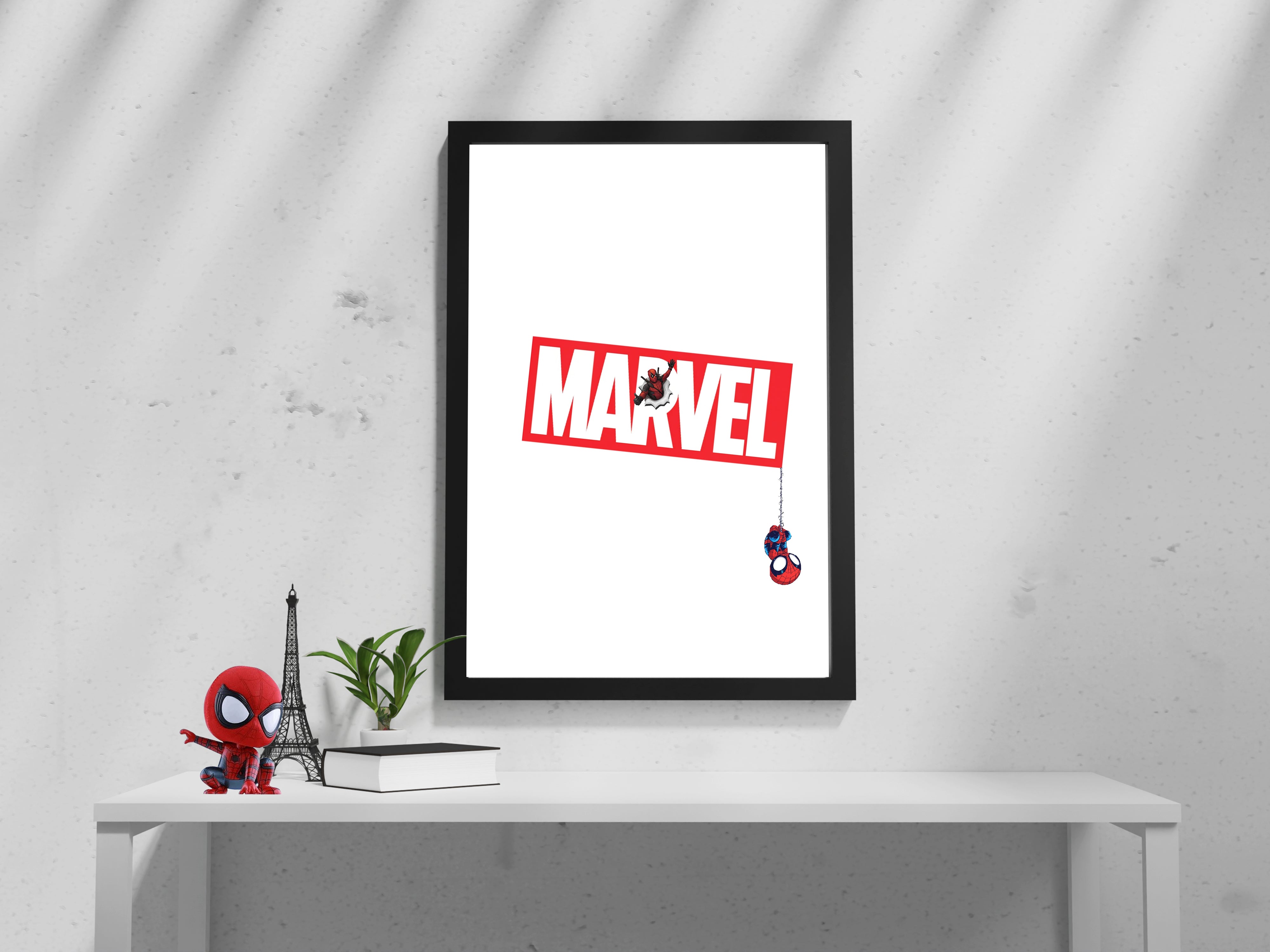 "Deadpool and Spiderman" Poster – Add a Touch of Personality to Your Space| Marvel Comics |