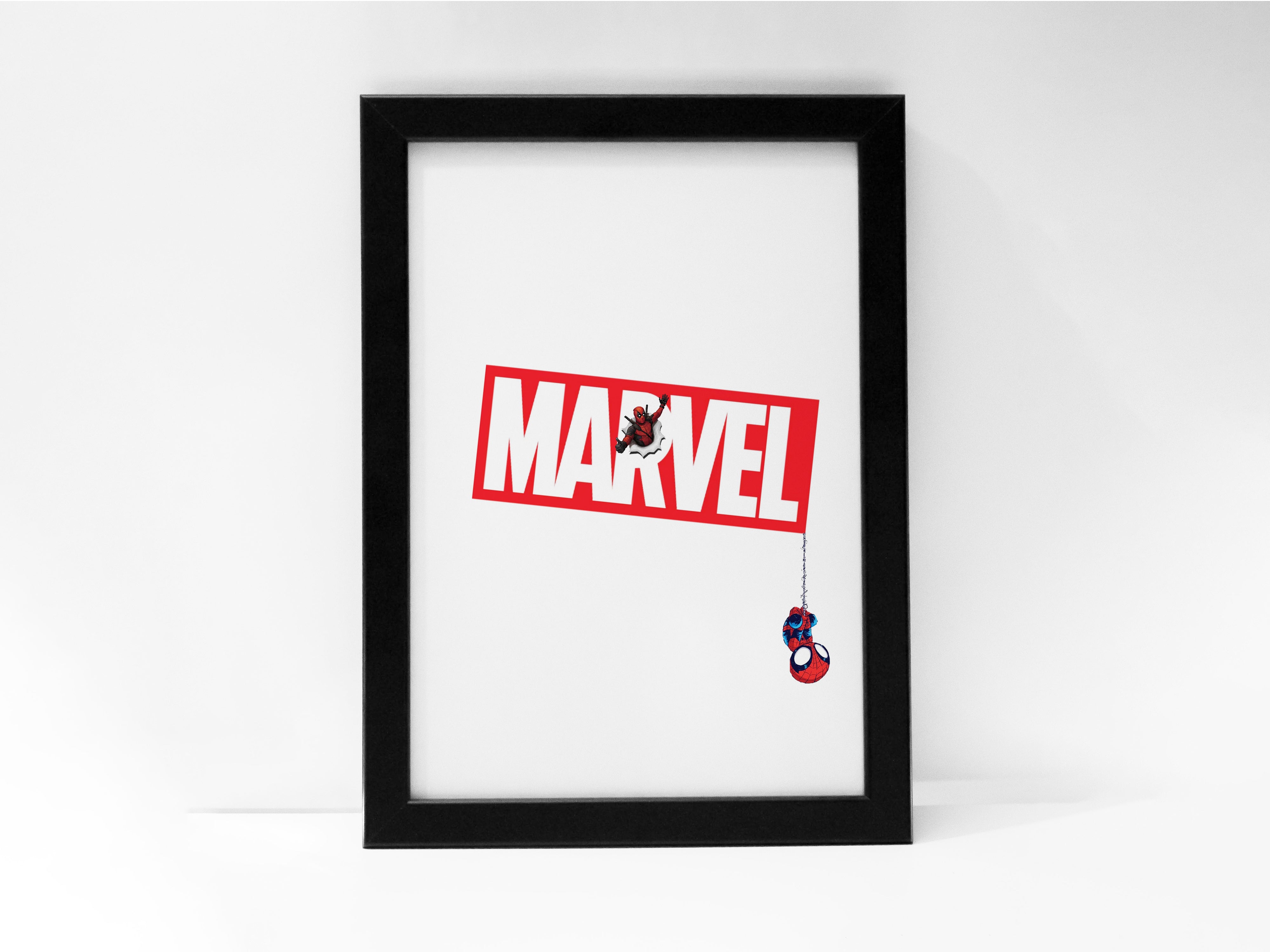 "Deadpool and Spiderman" Poster – Add a Touch of Personality to Your Space| Marvel Comics |