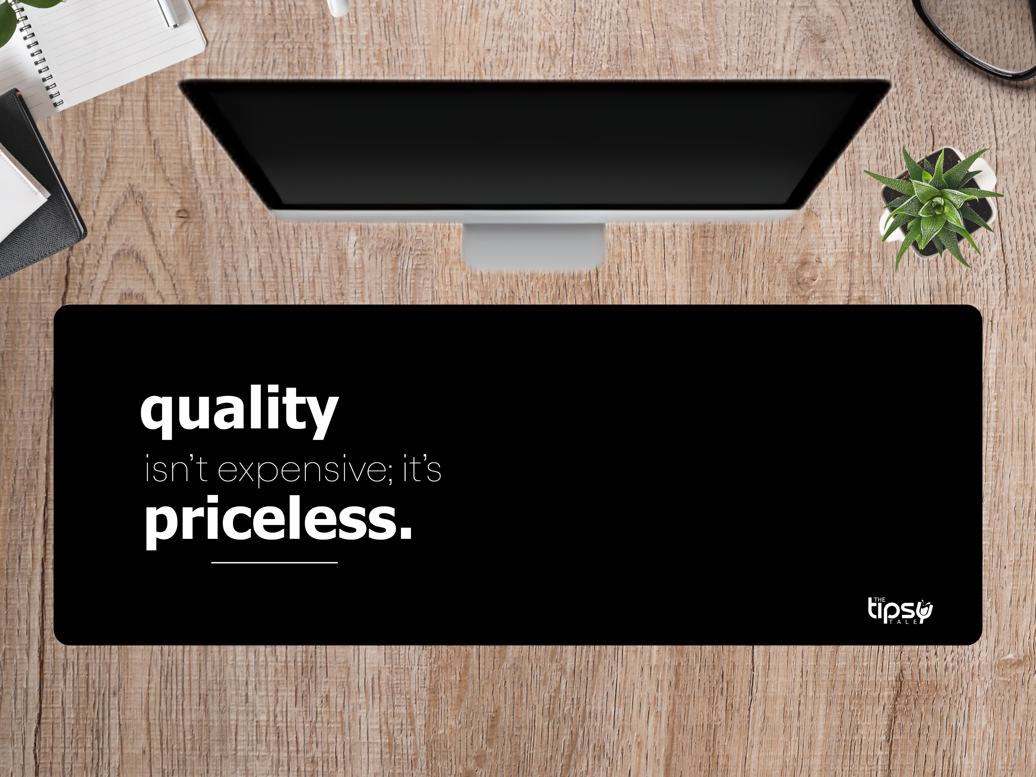 "Daily Motivation" Gaming Mousepad Elevate Your Gaming Experience