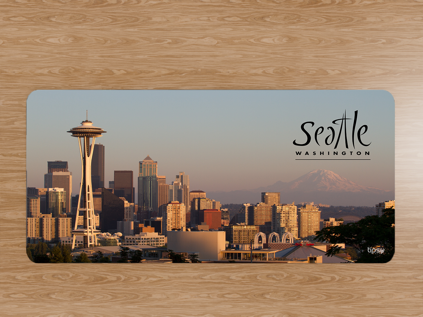 "Seattle- Travel Version" Gaming Mousepad Elevate Your Gaming Experience
