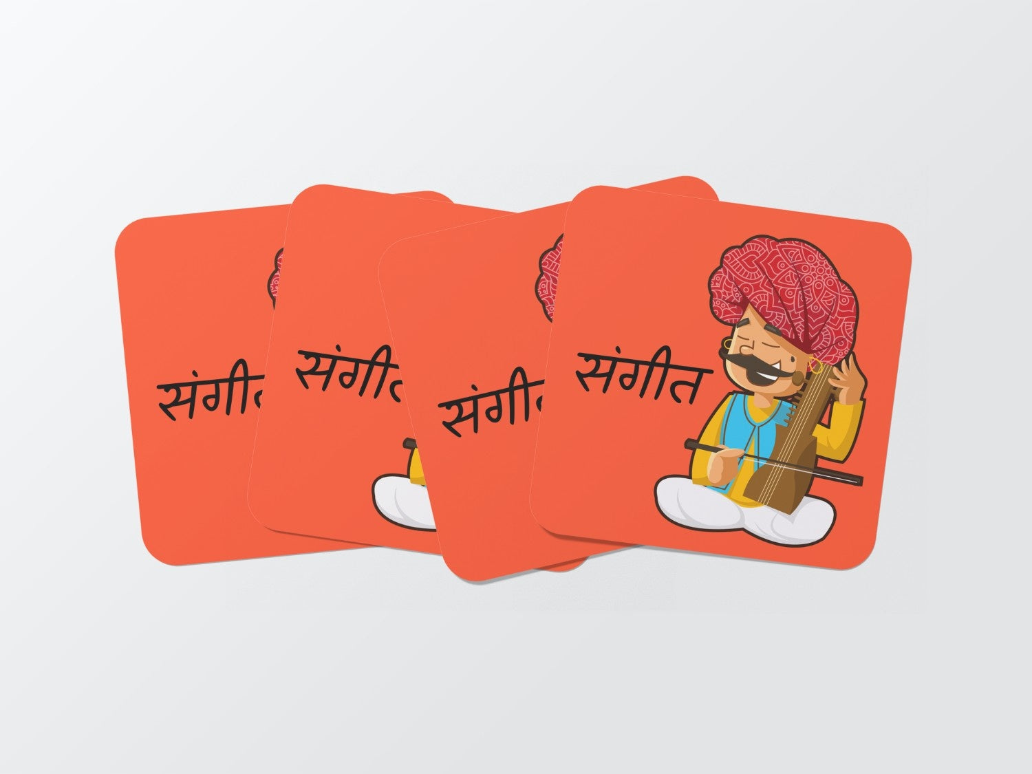 Celebrate with Traditional Elegance:Rajasthani Coaster Set