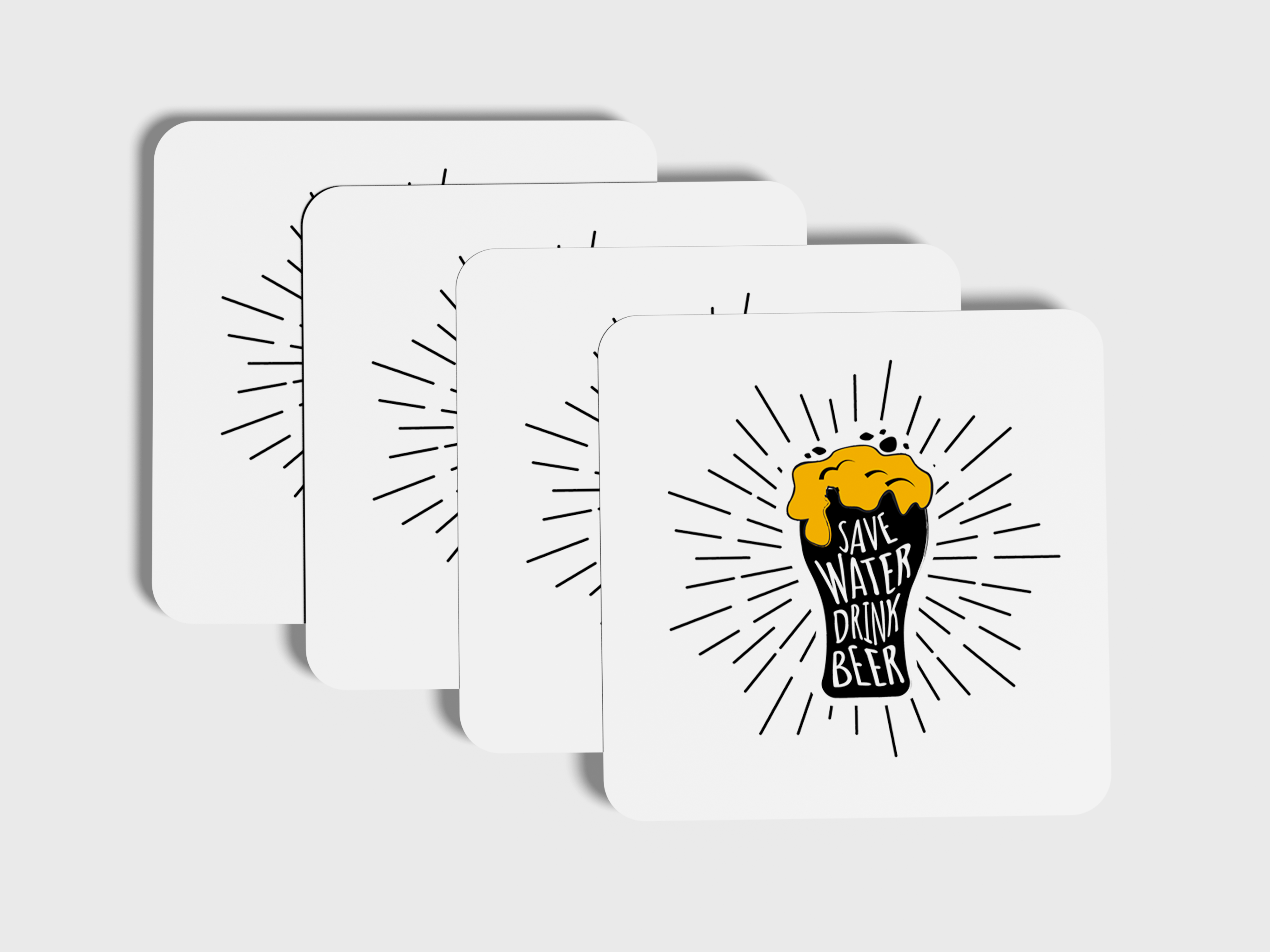 Pani Bachao, Beer Piyo Yojana: Drinks Coaster