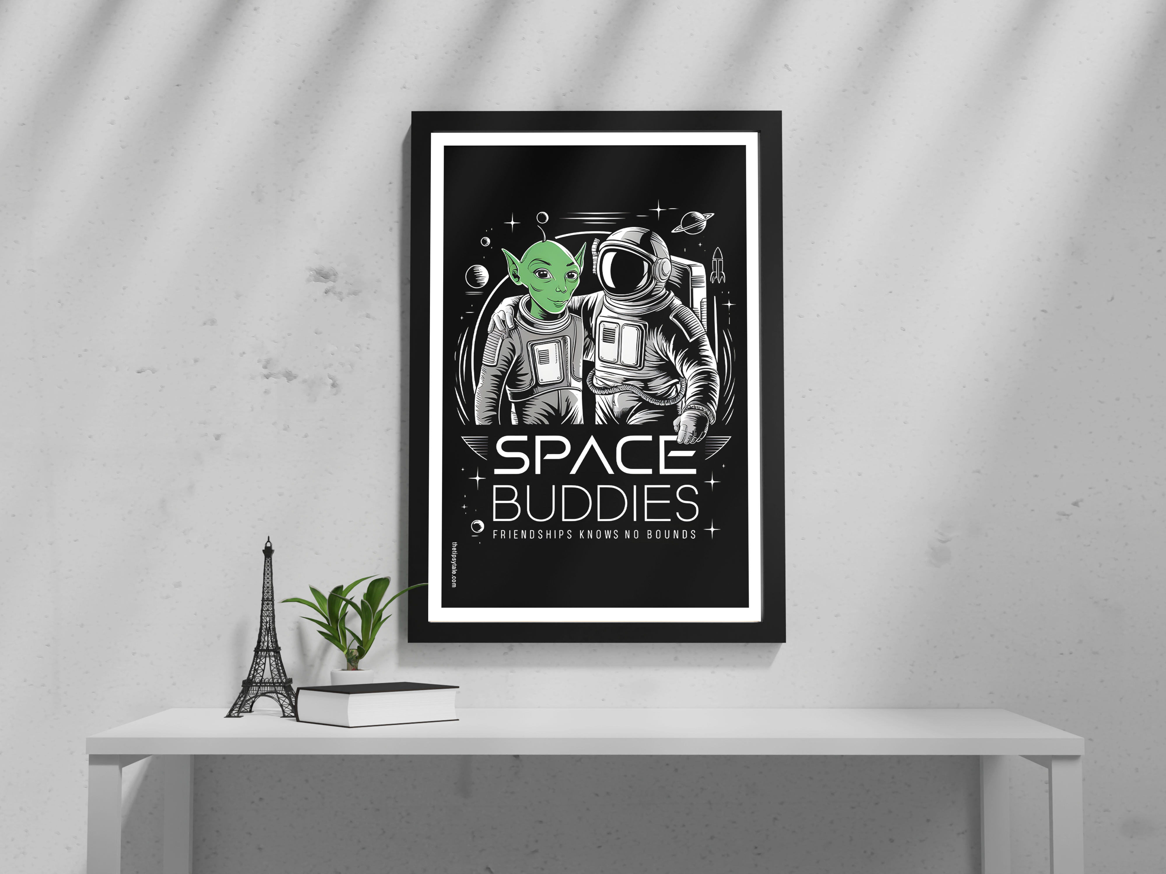 "Space Buddies" Poster – Add a Touch of Personality to Your Space