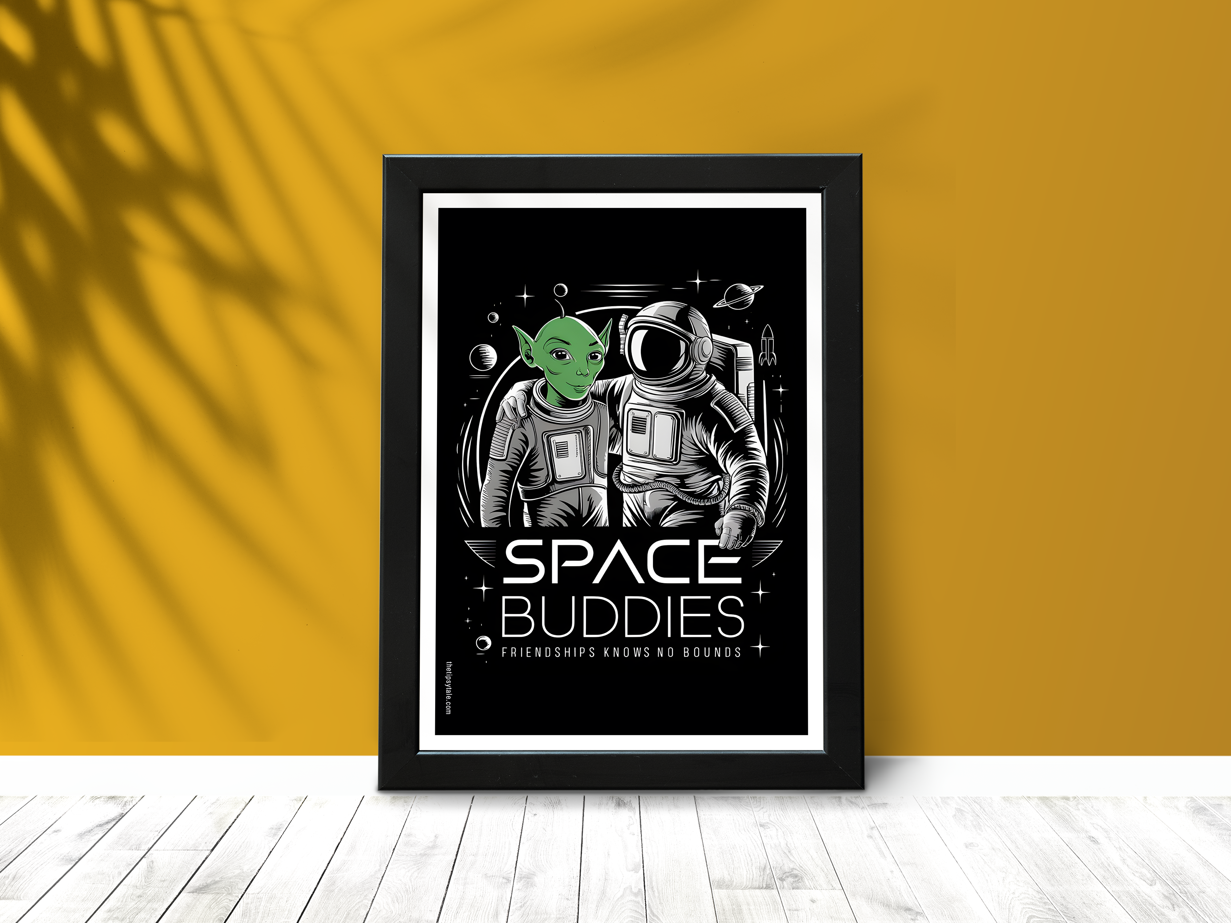 "Space Buddies" Poster – Add a Touch of Personality to Your Space
