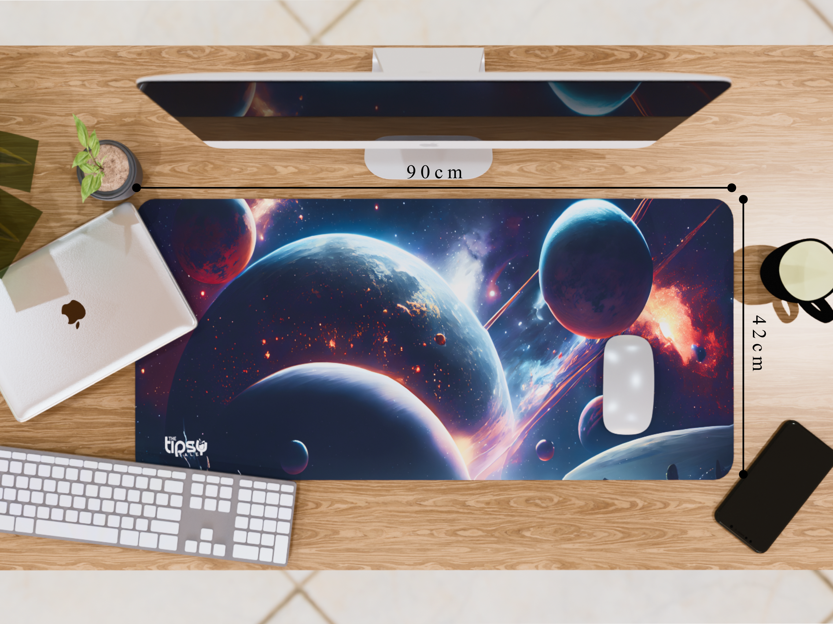 "Galaxy View" Gaming Mousepad Elevate Your Gaming Experience